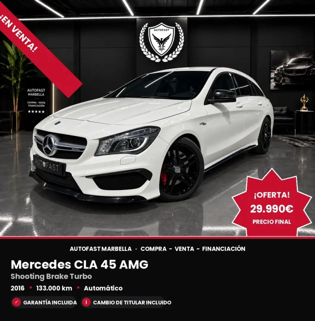 Mercedes-Benz CLA 45 AMG Shooting Brake 4Matic 7G-DCT Blanco - 1