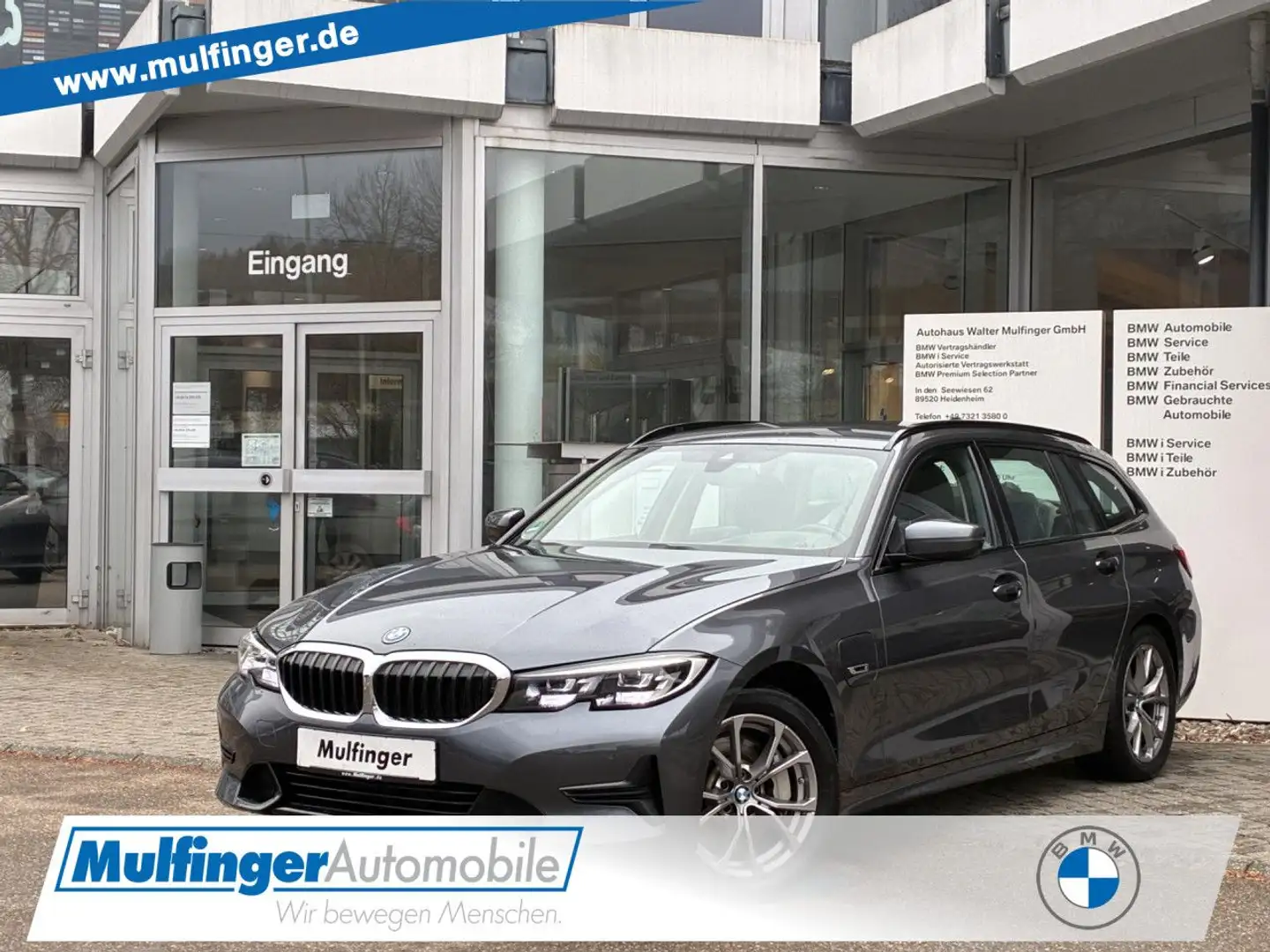 BMW 330 e T xDr.Sports. HUD Kamera LiveProf.Sitzh.AHK Grau - 1
