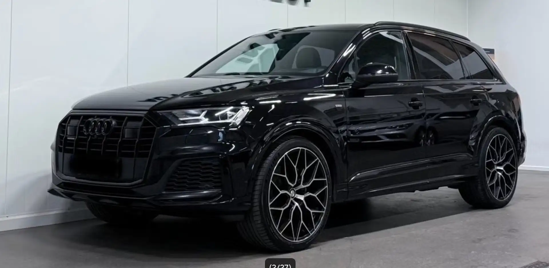 Audi Q7 50 TDI quattro S line 360°/AHK/ Schwarz - 2