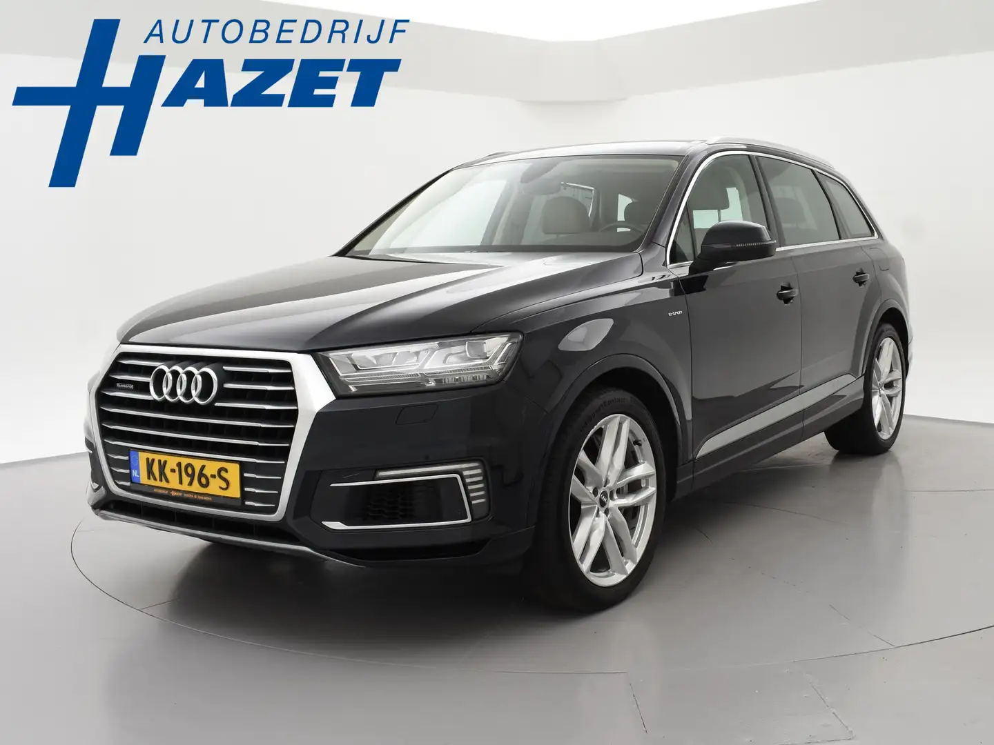 Audi Q7 e-tron 3.0 TDI V6 374 PK HYBRID + LUCHTVERING | 21 INCH L Blau - 1