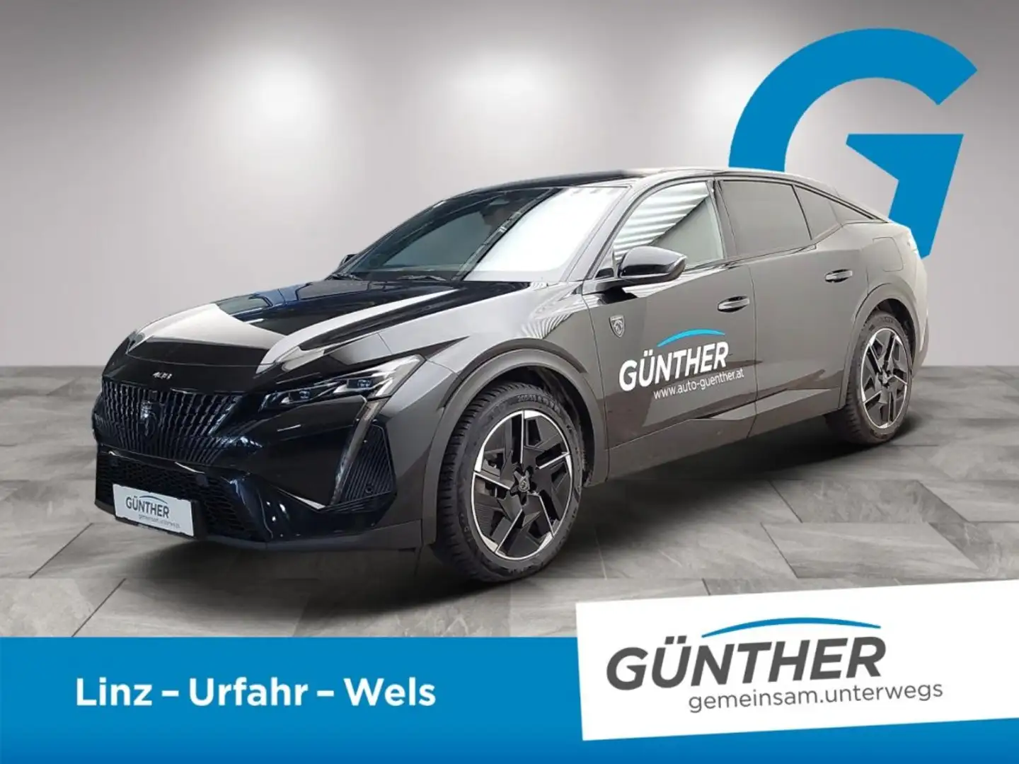 Peugeot 408 GT PHEV 180 e-EAT8 Schwarz - 1