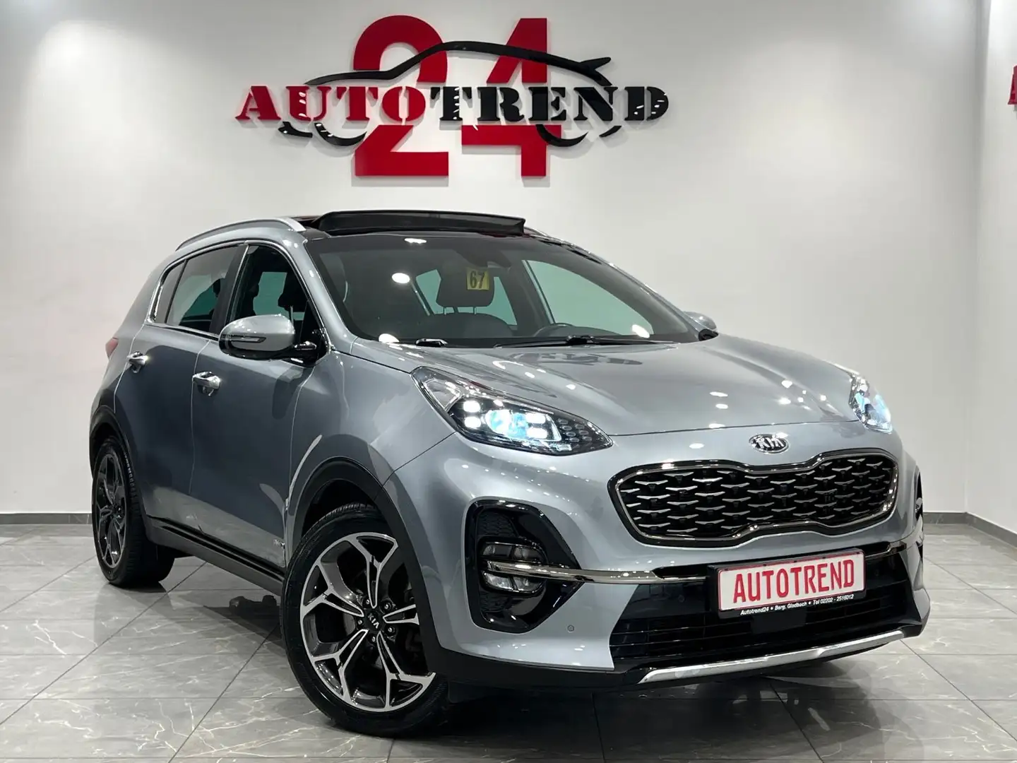 Kia Sportage GT-Line 4WD PANORAMA+°360KAM+LED+AHK Silber - 2