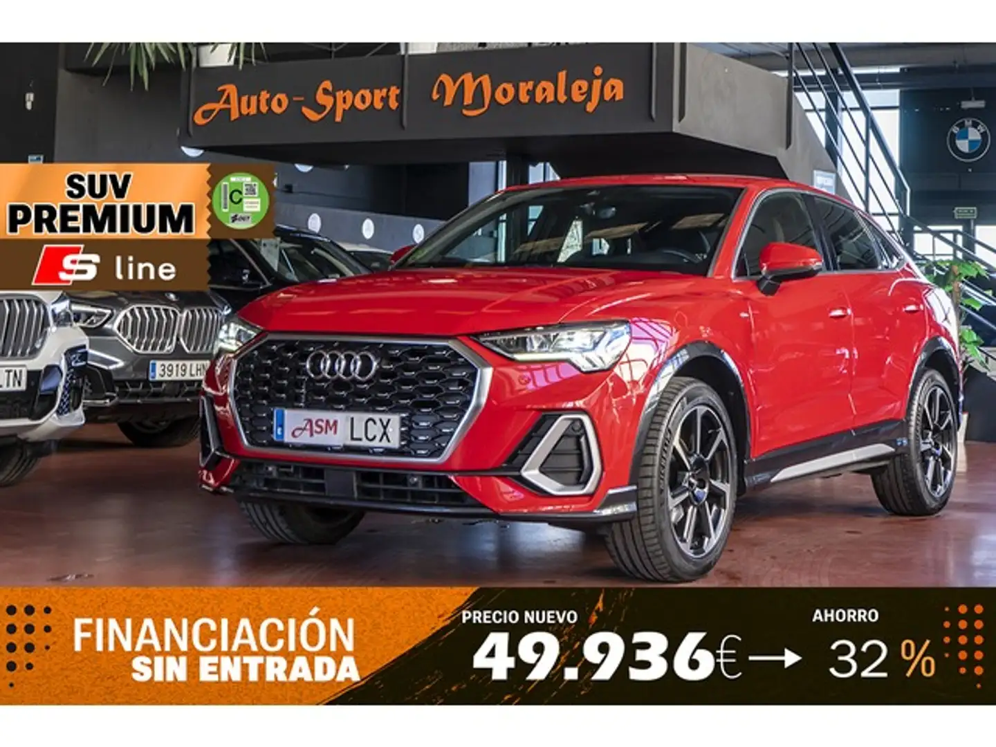 Audi Q3 Sportback 35 TDI S line S tronic Rojo - 1