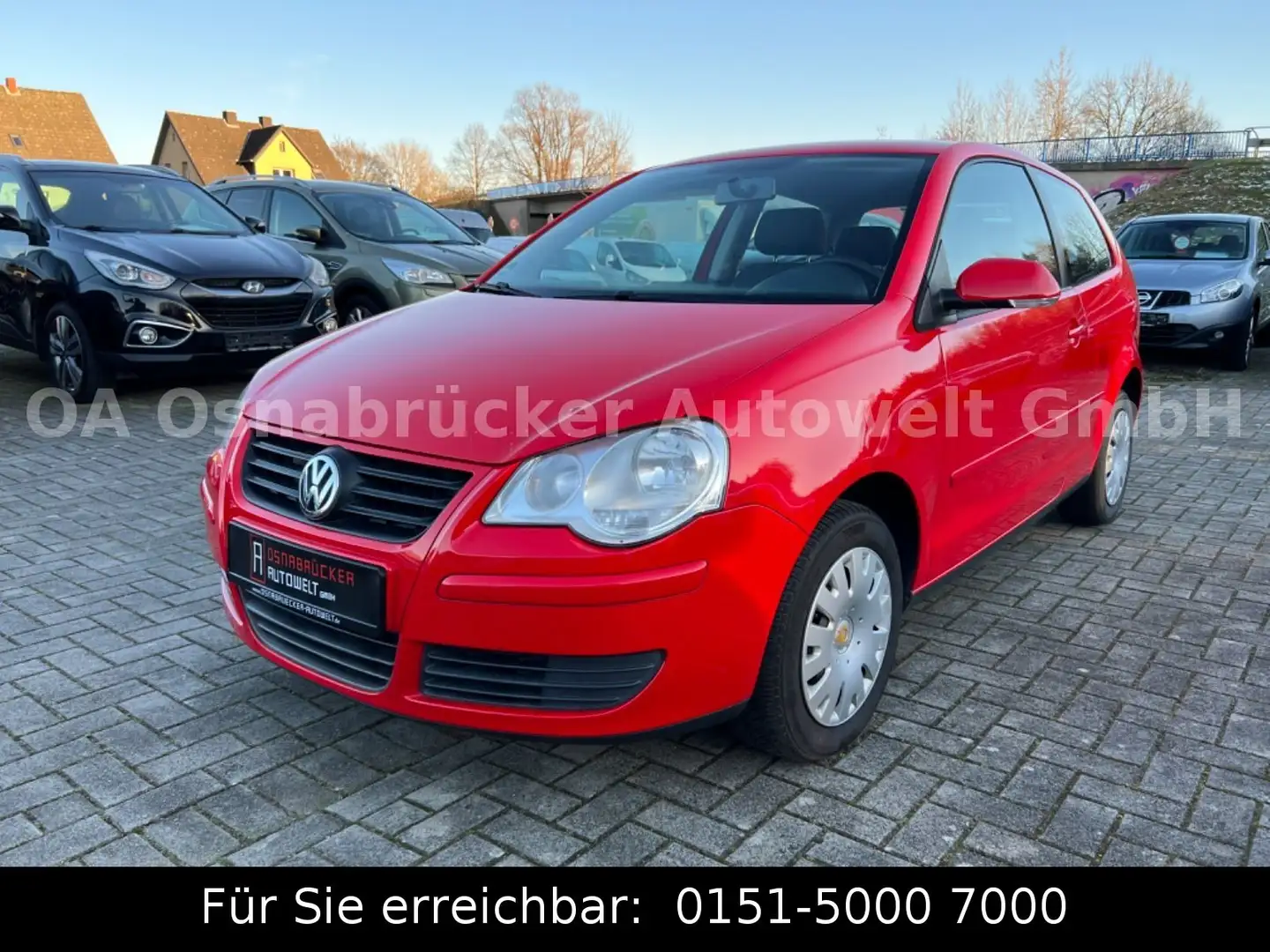Volkswagen Polo IV Comfortline*86PS*Klimaanlage*el.Fenster* Rood - 1