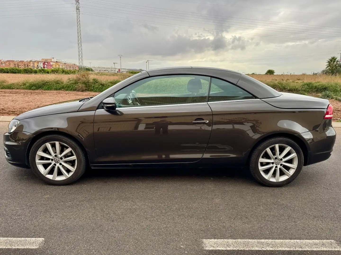 Volkswagen Eos 2.0 TDI Excellence BMT DSG Brun - 2