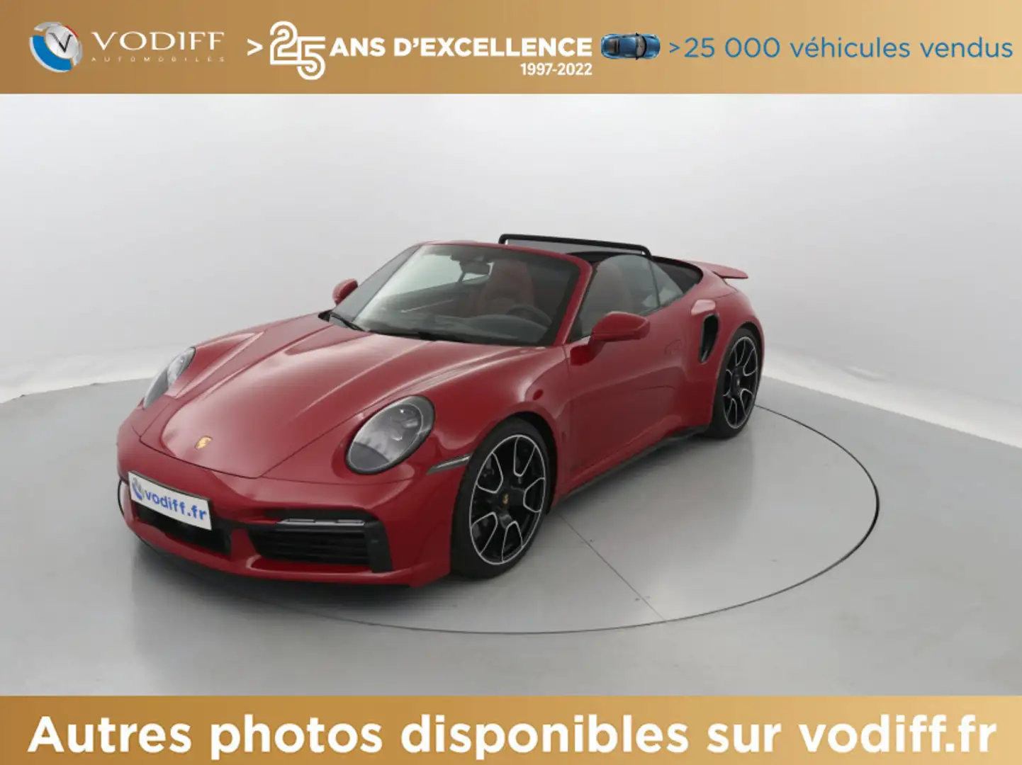 Porsche 992 TURBO S CABRIOLET 650 CV PDK Rouge - 1