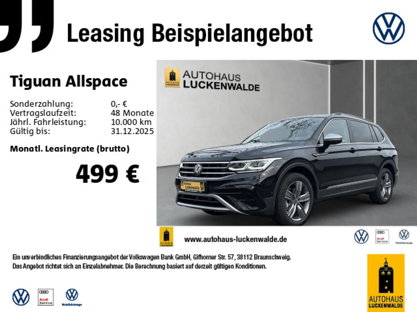Volkswagen Tiguan Allspace 2.0 TSI 4M Elegance DSG *MATRIX* Fekete - 1