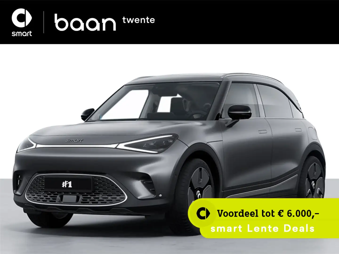 smart #1 Premium | Panoramadak | Head-up Display | Beats Au Grijs - 1