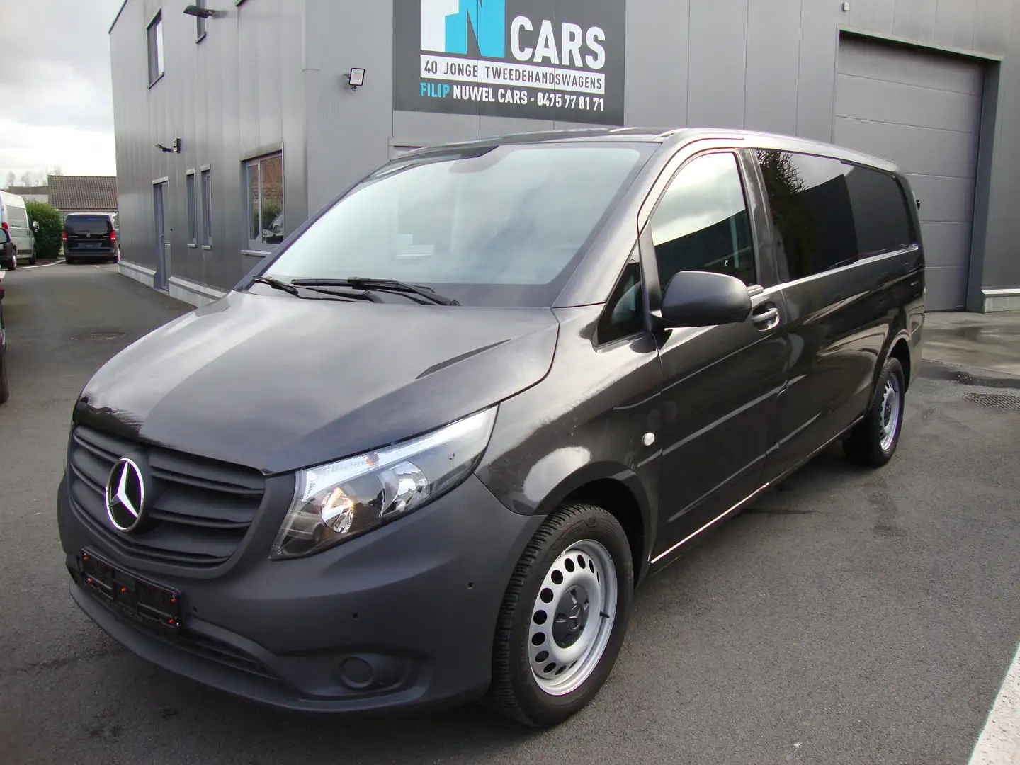 Mercedes-Benz Vito 116cdi, mixto, L3, 6 pl, 2023, dub cabine, leder Grigio - 2