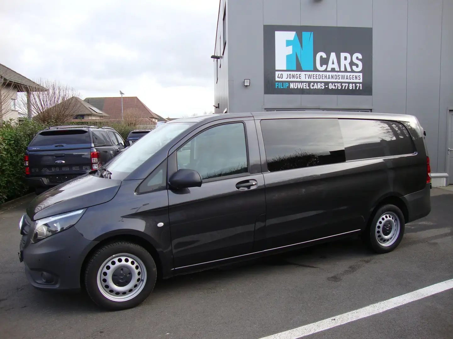 Mercedes-Benz Vito 116cdi, mixto, L3, 6 pl, 2023, dub cabine, leder Grigio - 1