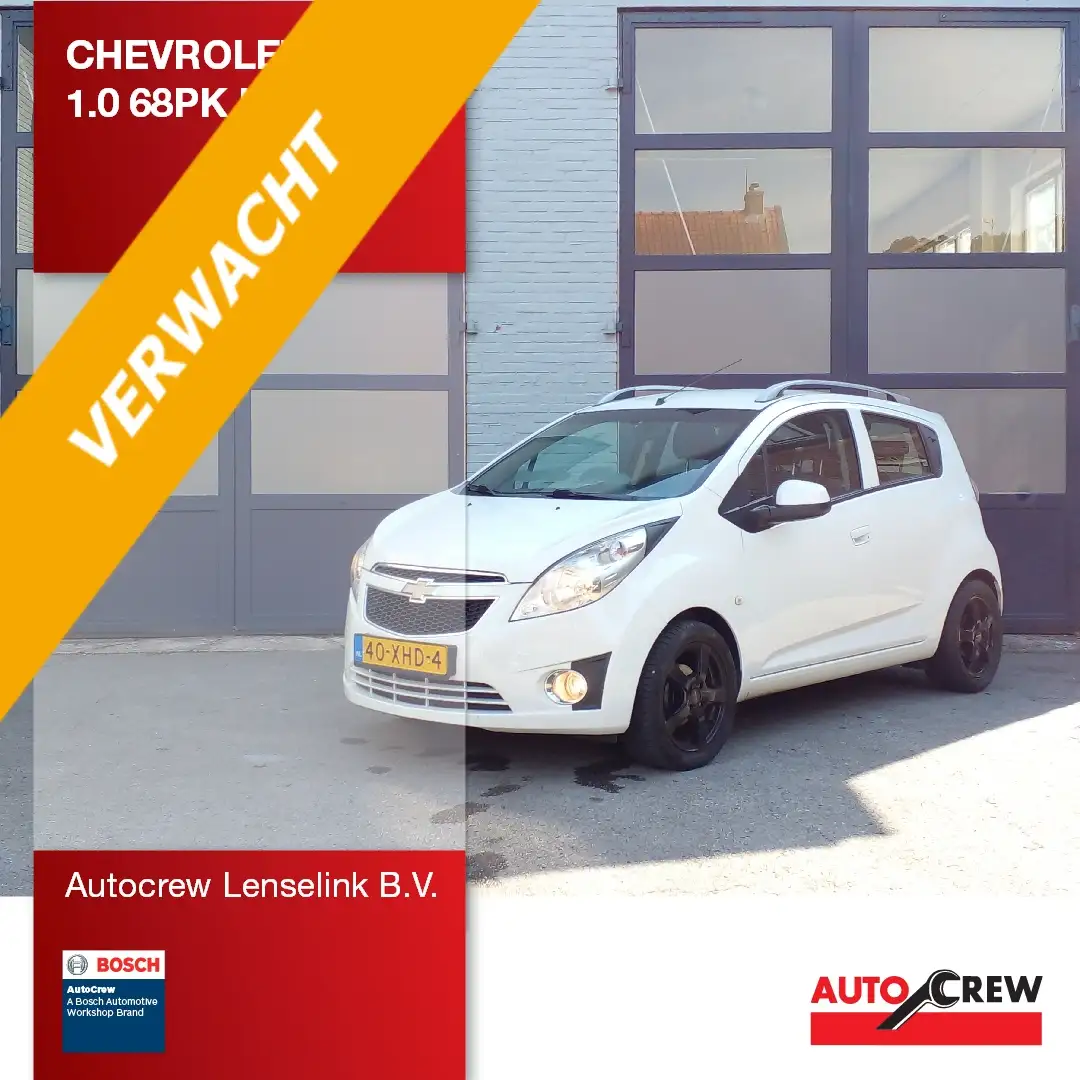 Chevrolet Spark 1.0 68PK LE | Origineel NL | Wit - 1