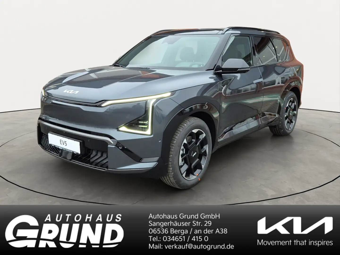 Kia EV5 GT-LINE LAUNCH EDITION 81.4 | PANO | HEAD-UP | WP Grau - 1