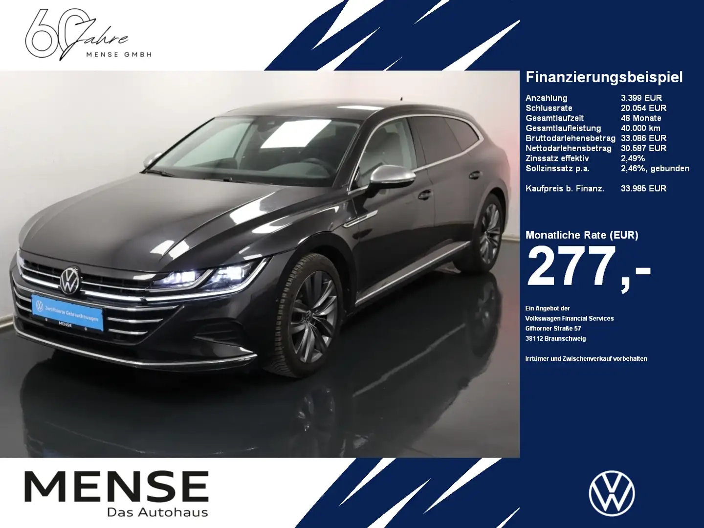 Volkswagen Arteon Shooting Brake 2.0 TSI DSG Elegance |AHK Gri - 1