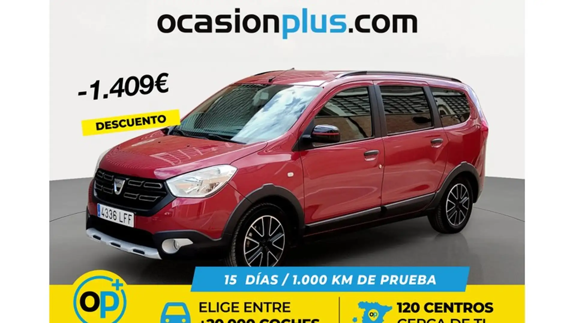 Dacia Lodgy TCE GPF Serie Limitada Xplore 7pl. 96kW Rojo - 1