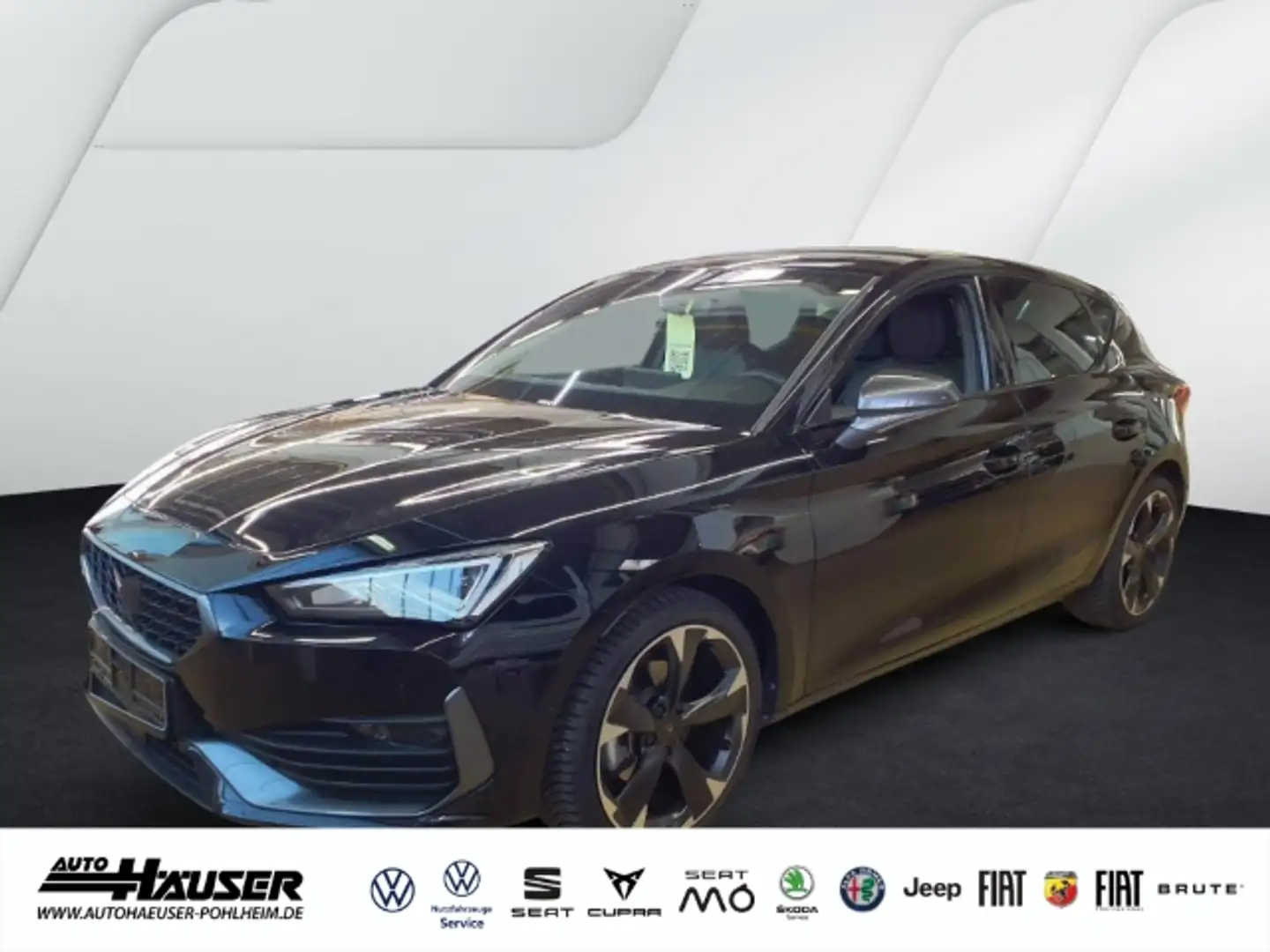 CUPRA Leon 1.5 eTSI DSG NAVI KAMERA PARK ACC LED FULL-LINK Schwarz - 1