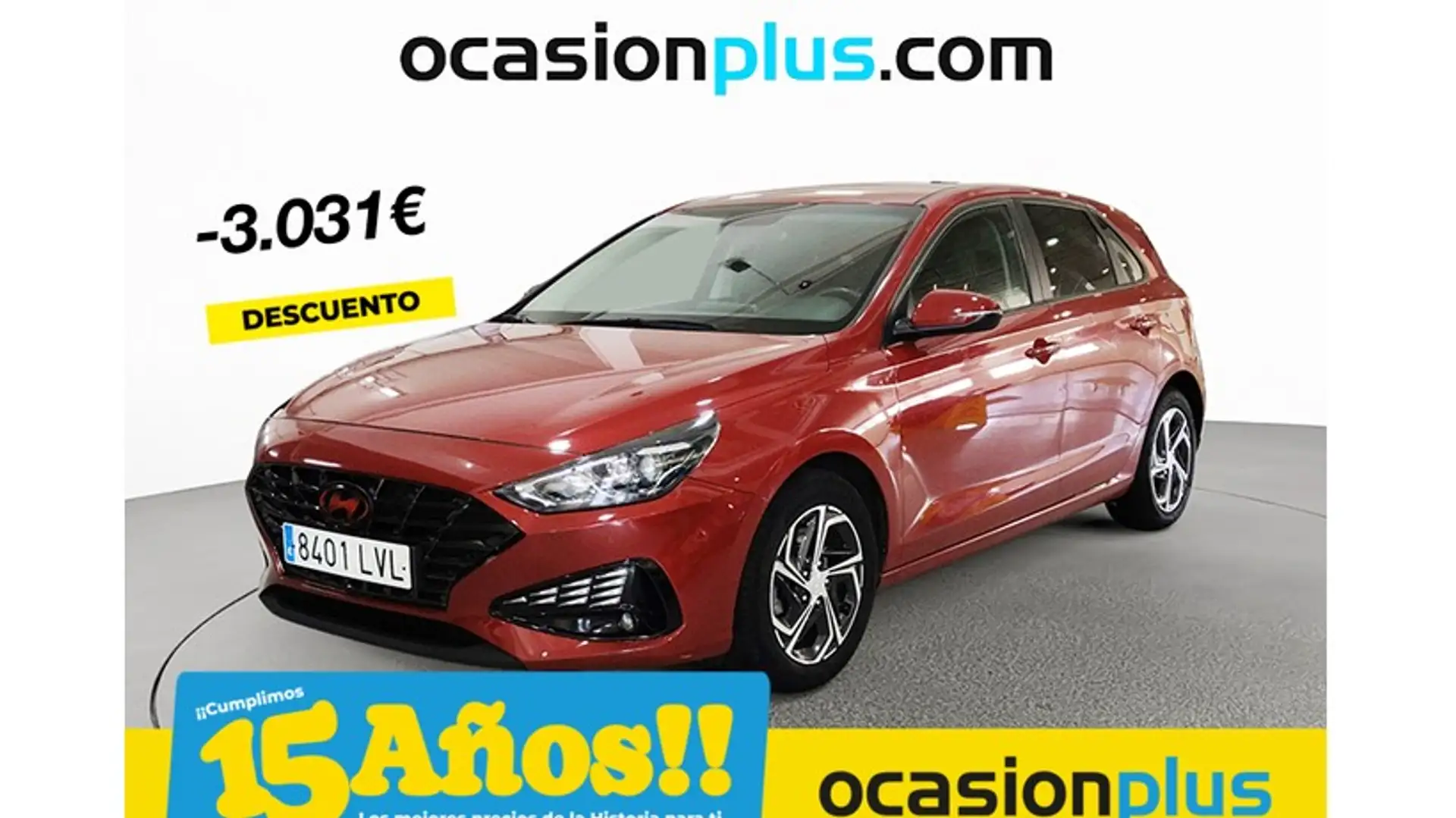 Hyundai i30 1.0 TGDI Klass 120 Rojo - 1