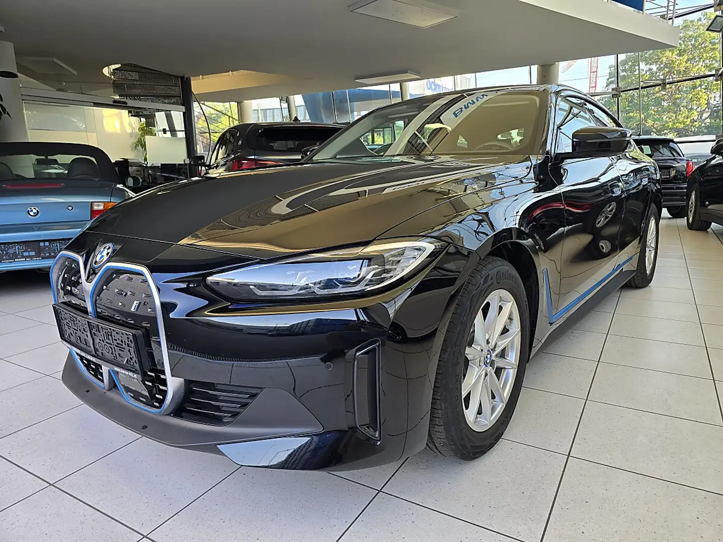 BMW i4 Gran Coupe eDrive35 Sportsitze/Teilleder/Navi/LED Schwarz - 1