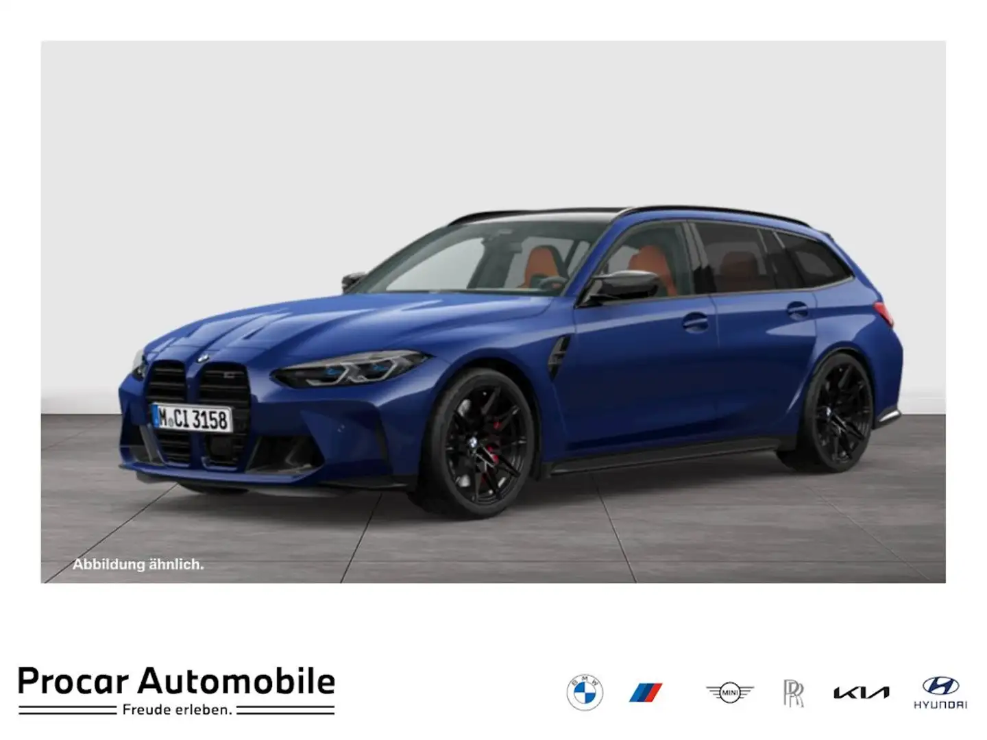 BMW M3 Competition Touring mit M x M Sport ACC RFK Blauw - 1