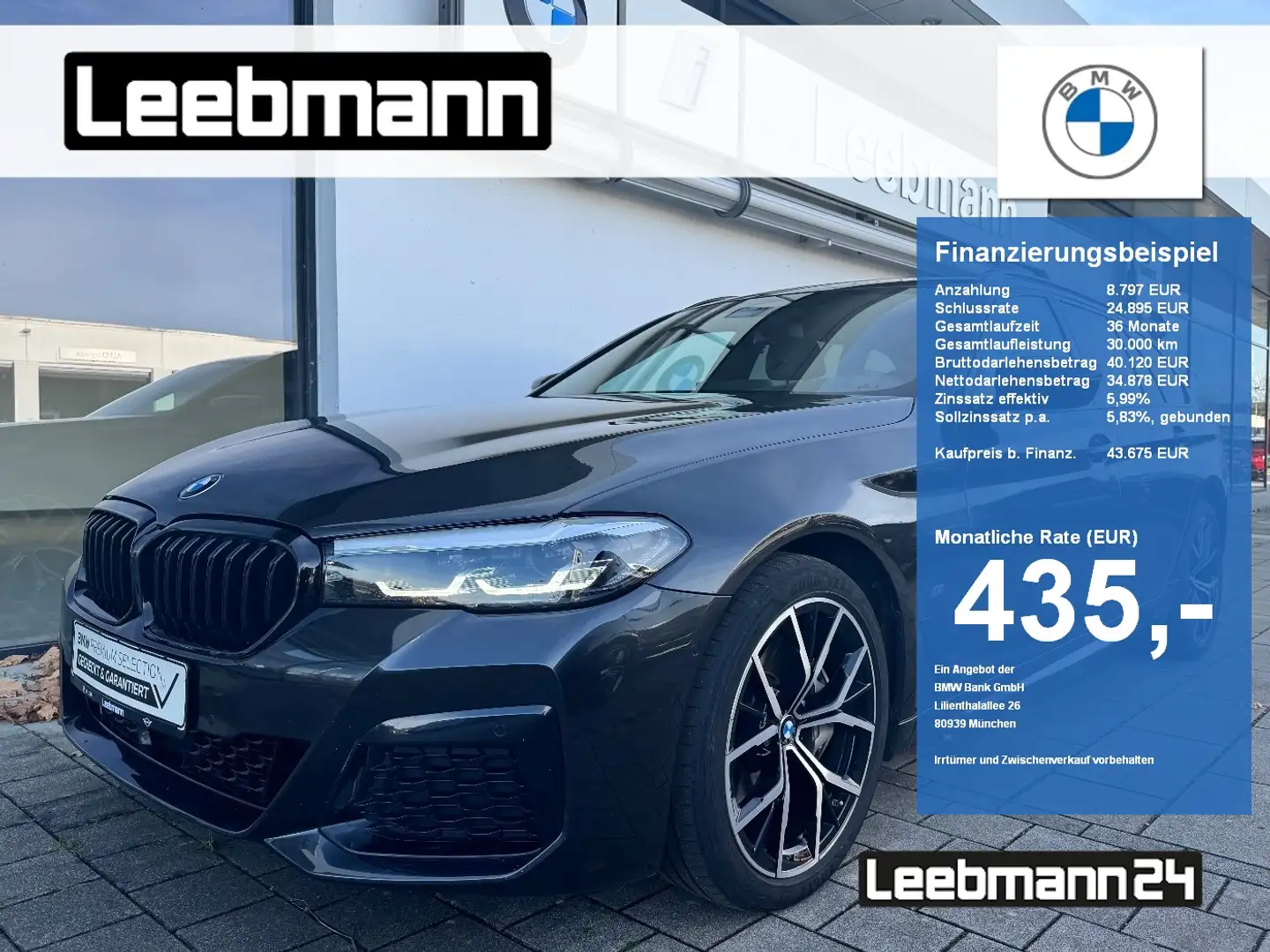 BMW 530 d xDrive Tour. M-Sport AHK 2 JAHRE GARANTIE Grau - 1