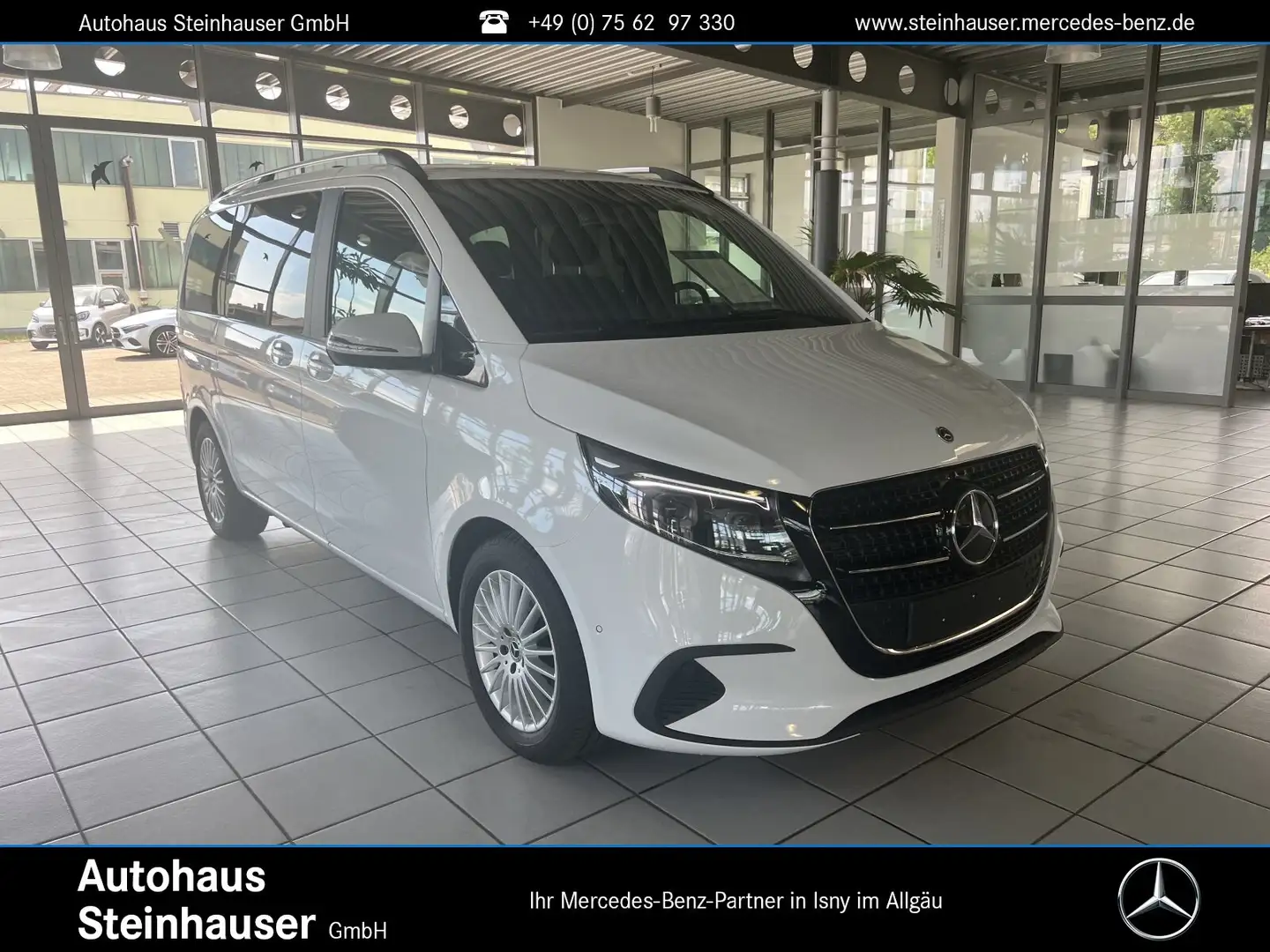 Mercedes-Benz V 220 V 220 d STYLE Kompakt AHK/7-Sitzer/Multibeam Navi Wit - 1