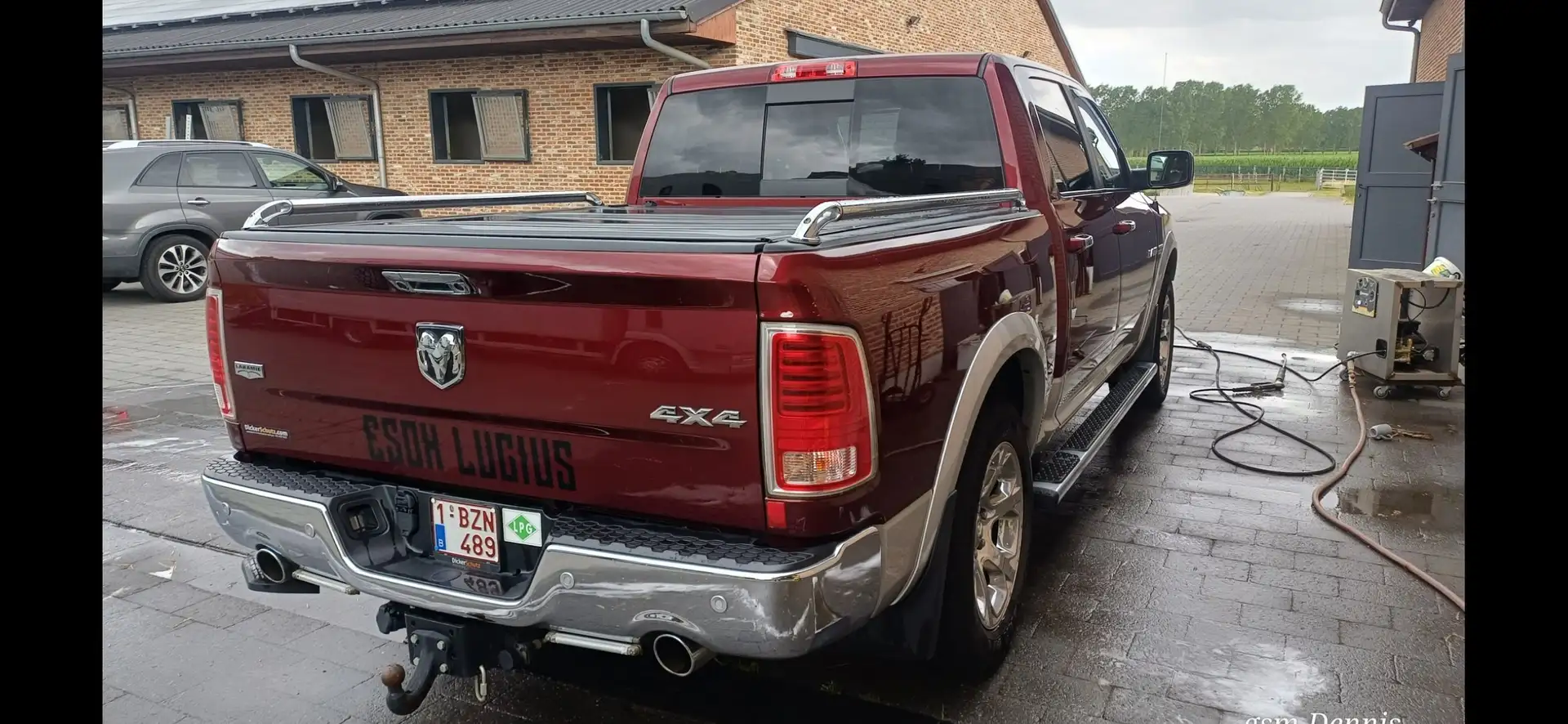 Dodge RAM 1500 laramie 2 tone cherry red 2017 Piros - 2