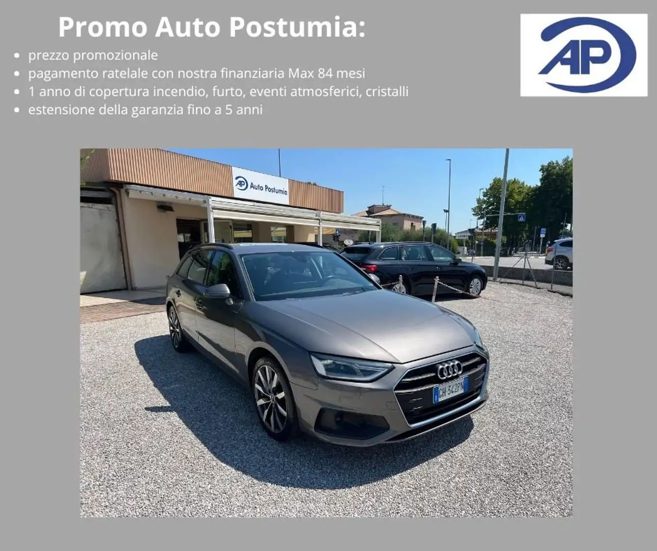 Audi A4 Avant 35 2.0 Tdi mhev Business 163cv S-tronic Gris - 1