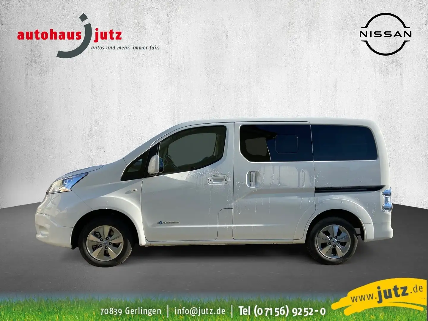 Nissan NV200 /Evalia e-Evalia 40 kWh CAM Navi Sitzh BT Blanc - 2