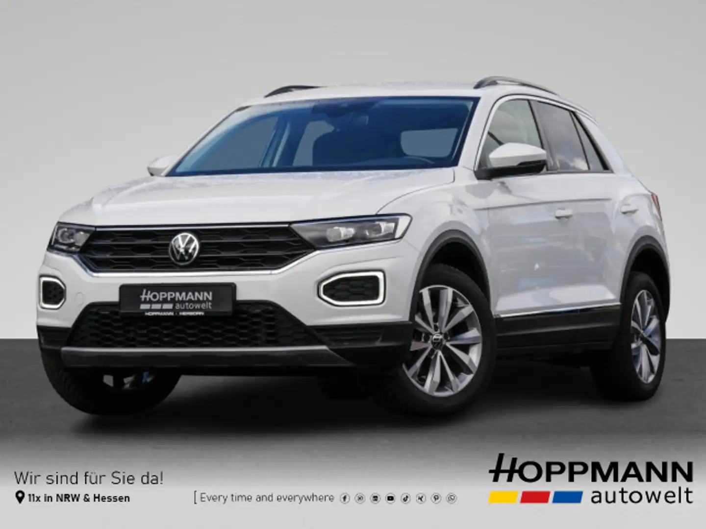 Volkswagen T-Roc 1.5 TSI Style NAVI ACC LED KAMERA PDC Weiß - 1