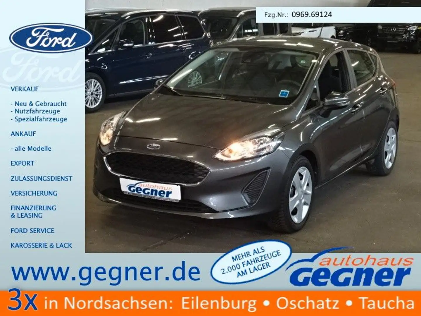 Ford Fiesta 1.5 TDCi Cool & Connect Klima PPS eCall Grau - 1