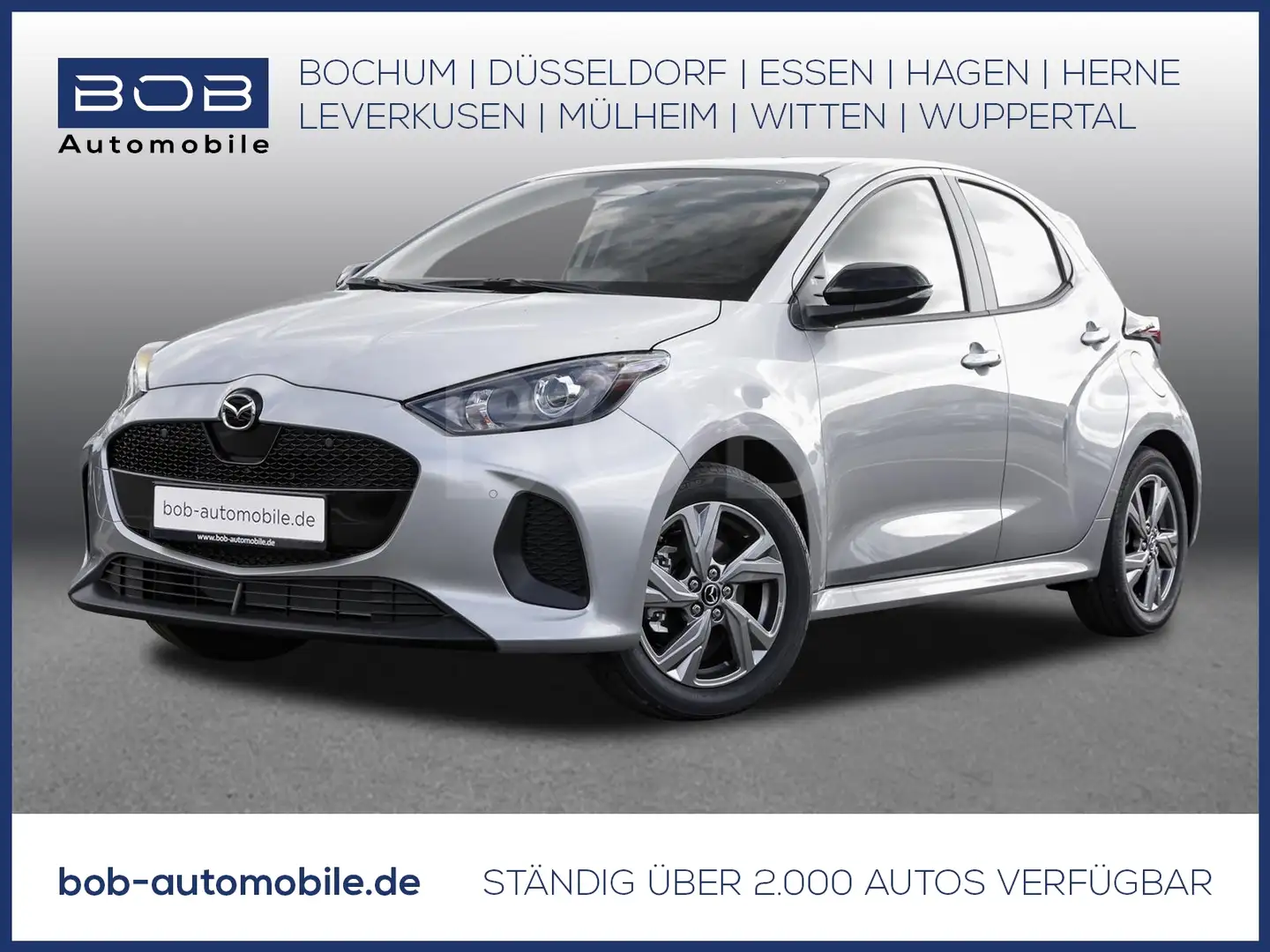 Mazda 2 116 CVT EXCLUSIVE-LINE NAVI SHZ PDC Argent - 1