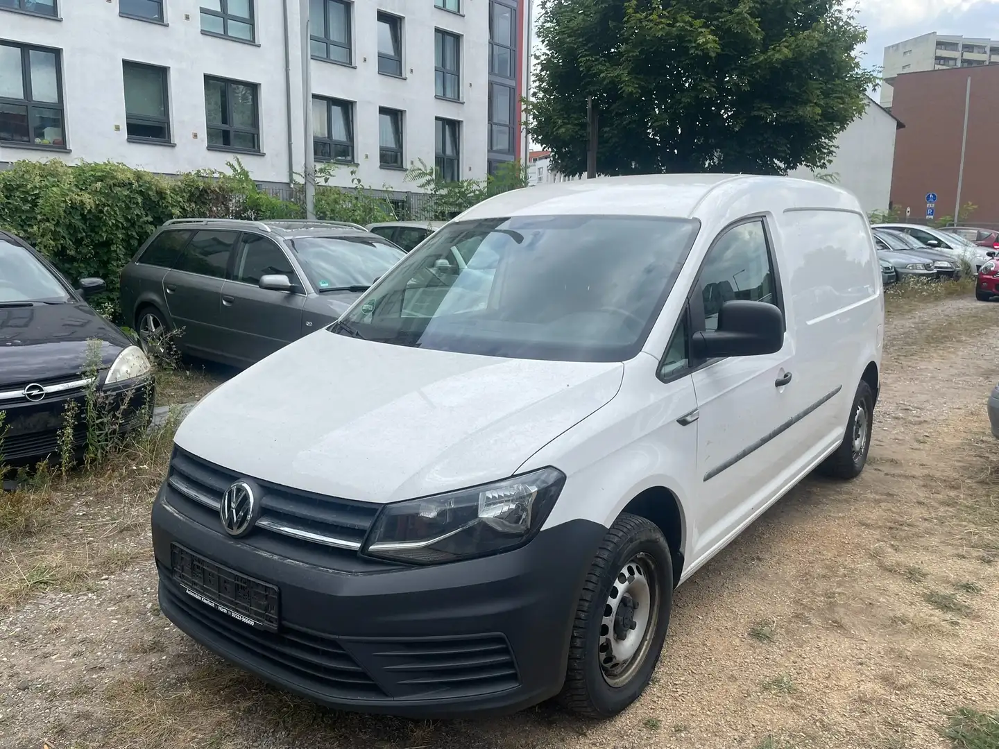 Volkswagen Caddy Maxi Kasten BMT, Klima, AHK, PDC, EF, Euro.6. Weiß - 1