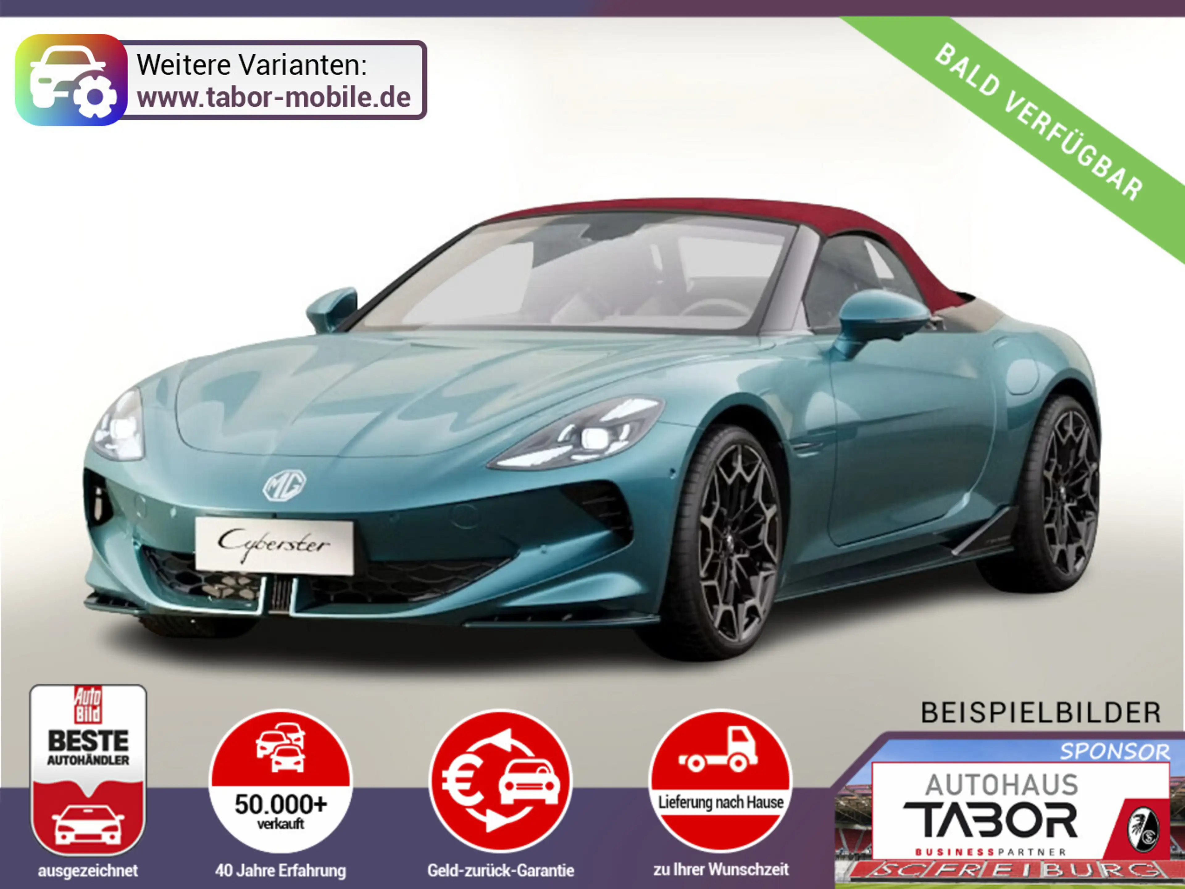 MG Cyberster 77kWh ACC Bose 360Kam LED SHZ UVP-16%*