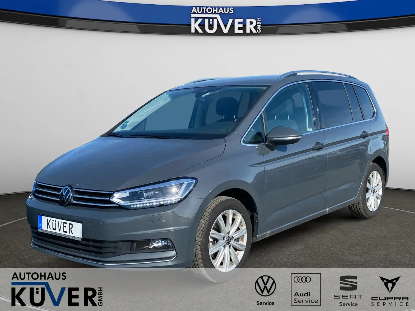 Volkswagen Touran Highline 1,5 TSI Navi+ACC+AHK+Shzg.+LED Šedá - 1