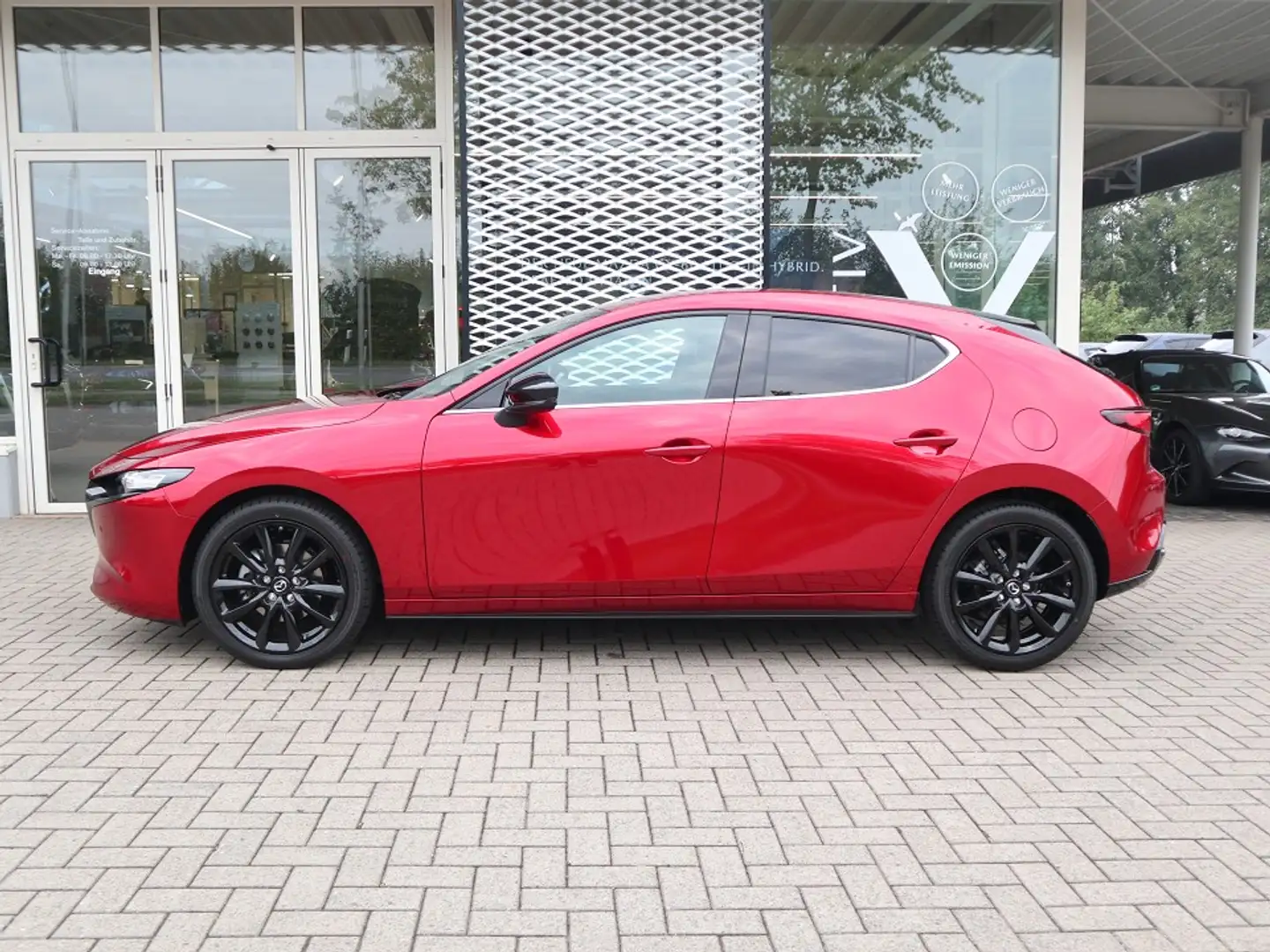 Mazda 3 2025 M-Hybrid Nagisa X-186 AT *Sofort* Teil-Leder Rot - 2