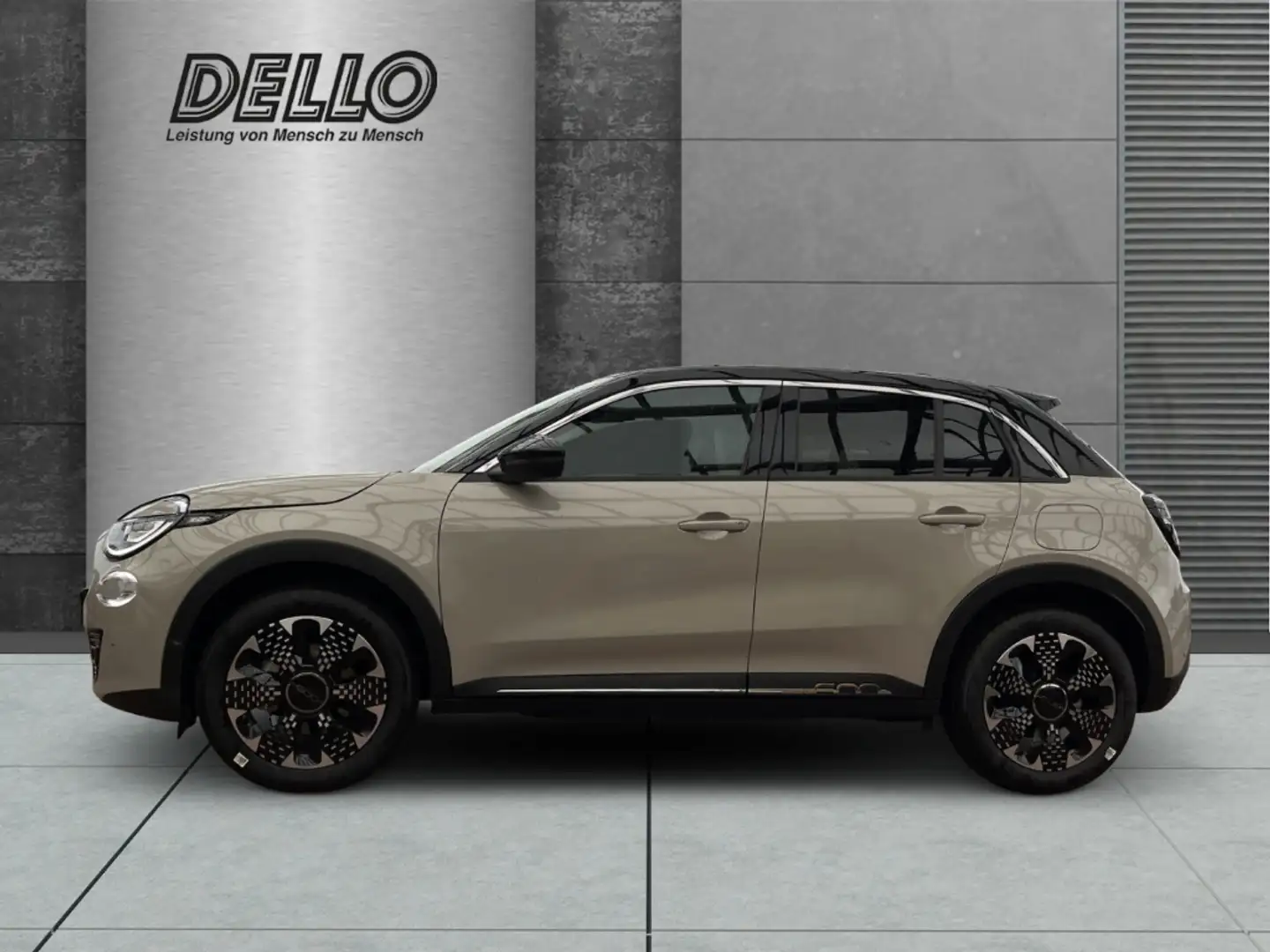 Fiat 600 La Prima Dach Schwarz Rückfahrkamera Sitzheizung Beige - 2