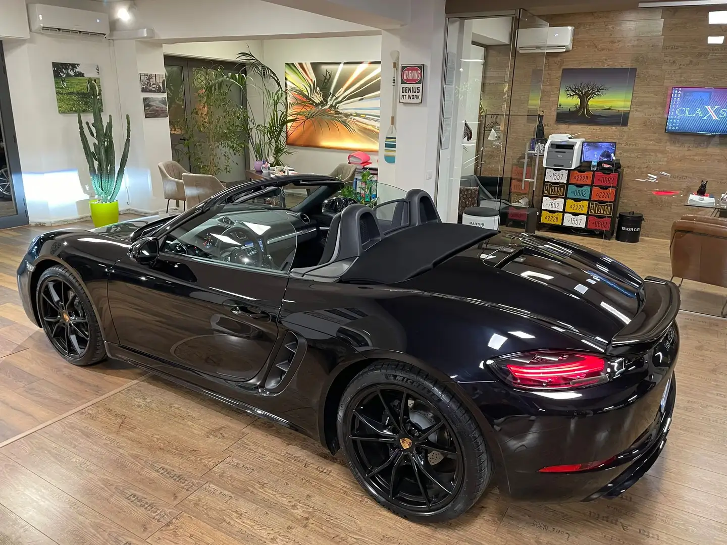 Porsche Boxster 718 2.0 Edition 300cv NUOVA KM.0 Fekete - 1