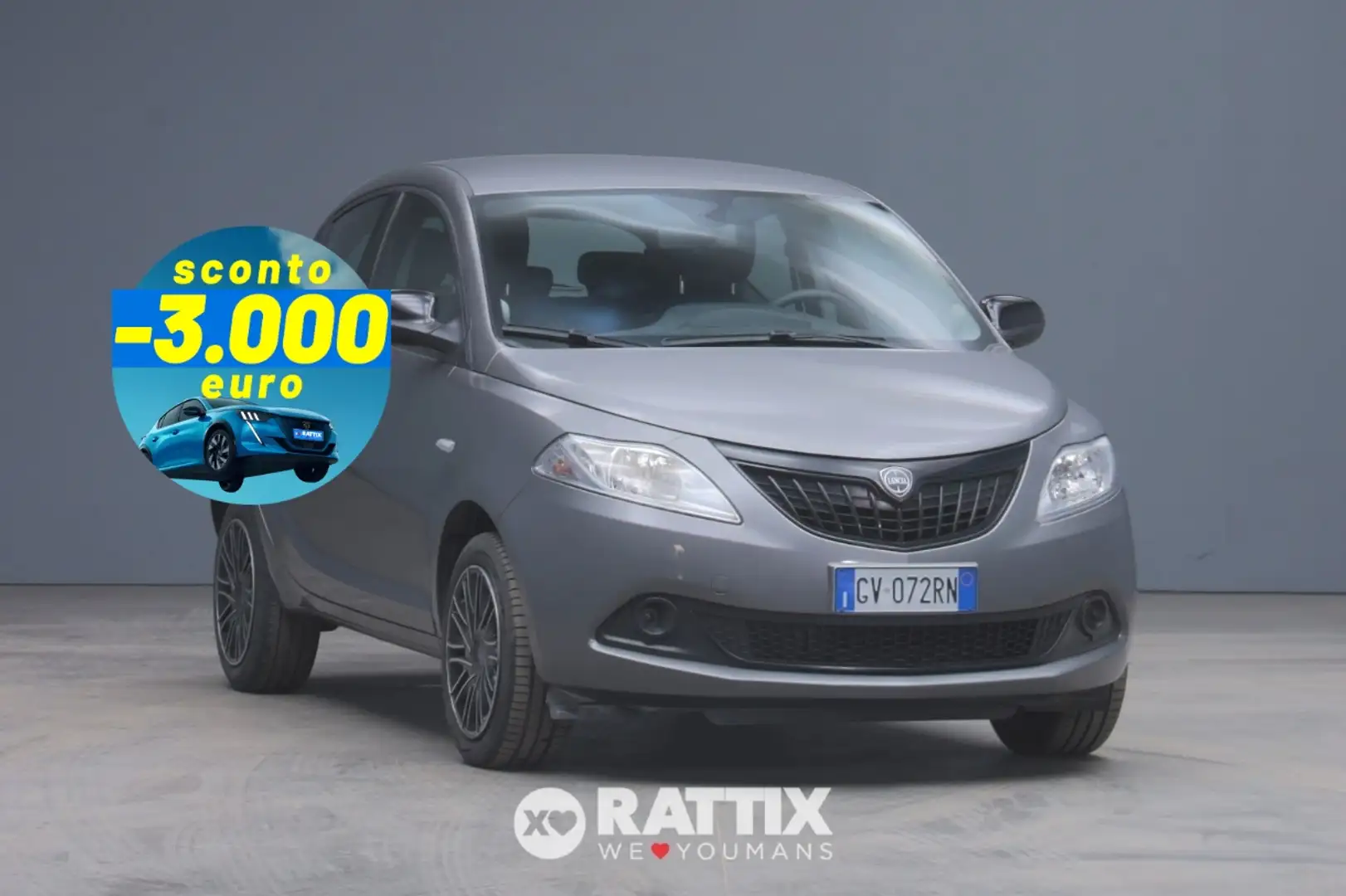 Lancia Ypsilon 1.0 Firefly Hybrid 70CV Silver 5p.ti Grigio - 1