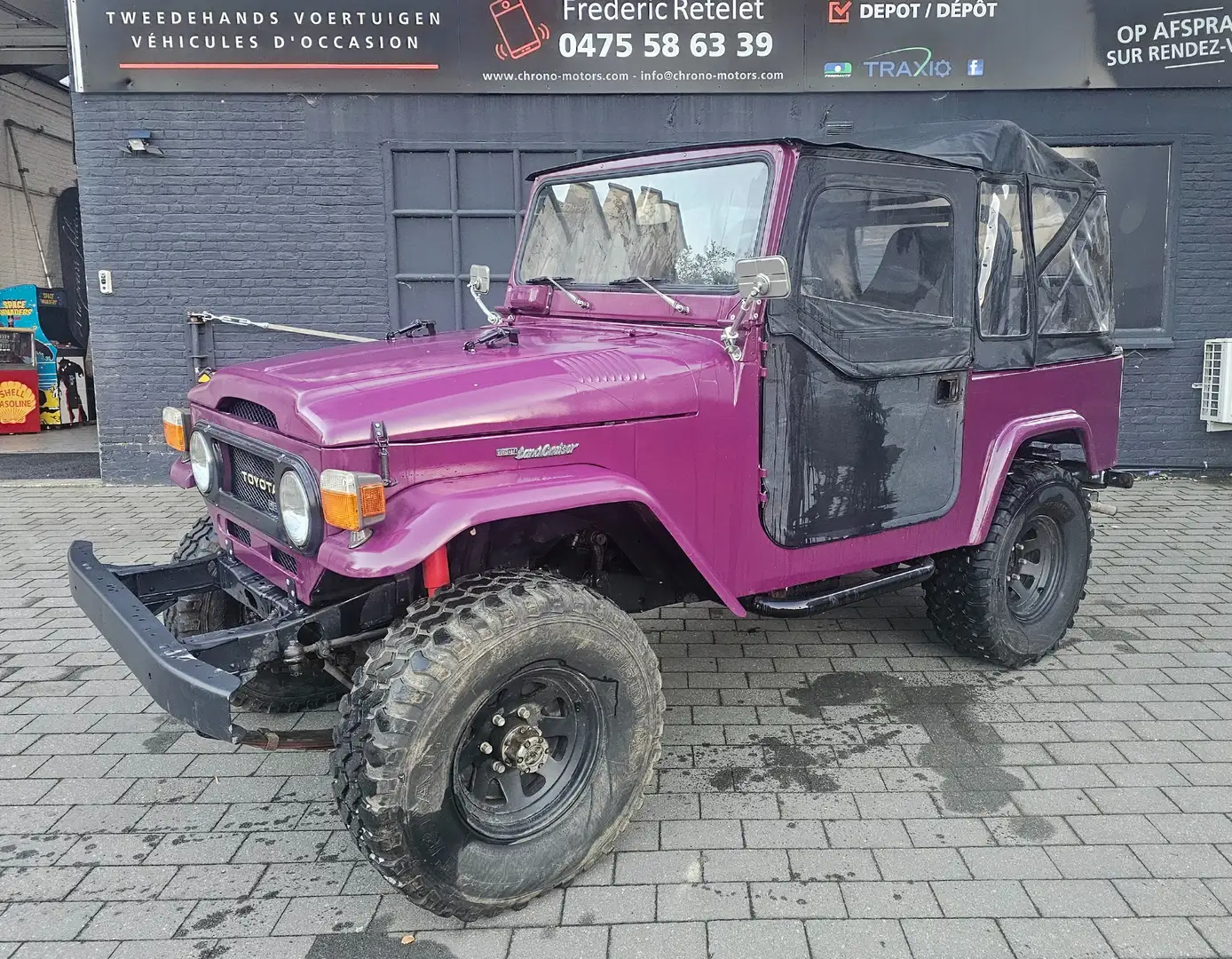 Toyota Land Cruiser Bj 40 Soft Top Burdeos - 2