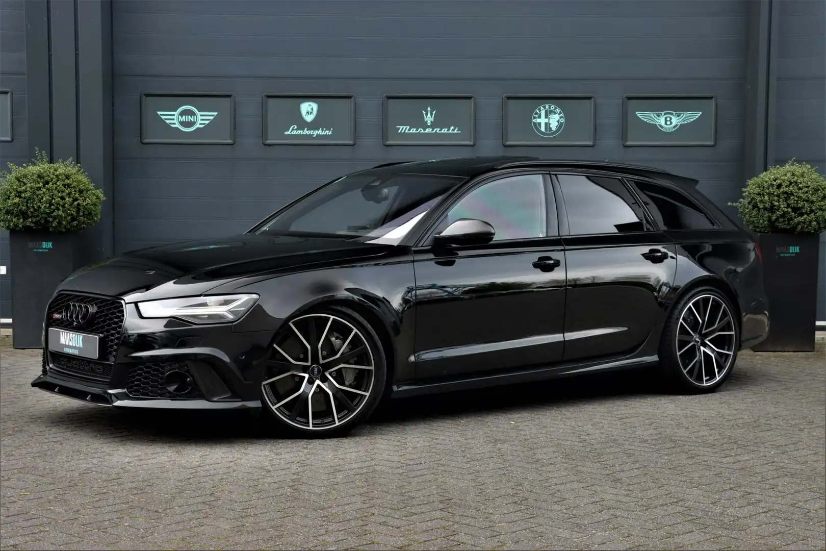 Audi RS6 Avant Quattro Performance|Keramisch|HUD|Pano|B&O| Zwart - 1