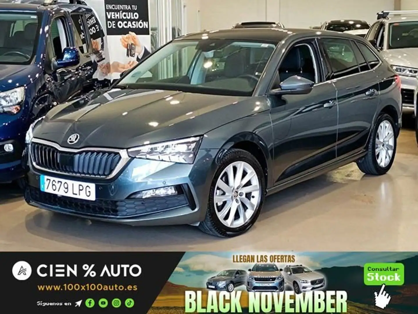 Skoda Scala 1.5 TSI Style DSG 110kW Gris - 1