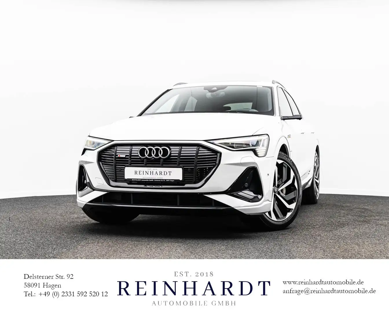 Audi e-tron SPORTBACK 50 2x S LINE ACC/HuD/PANO/360° Blanc - 1