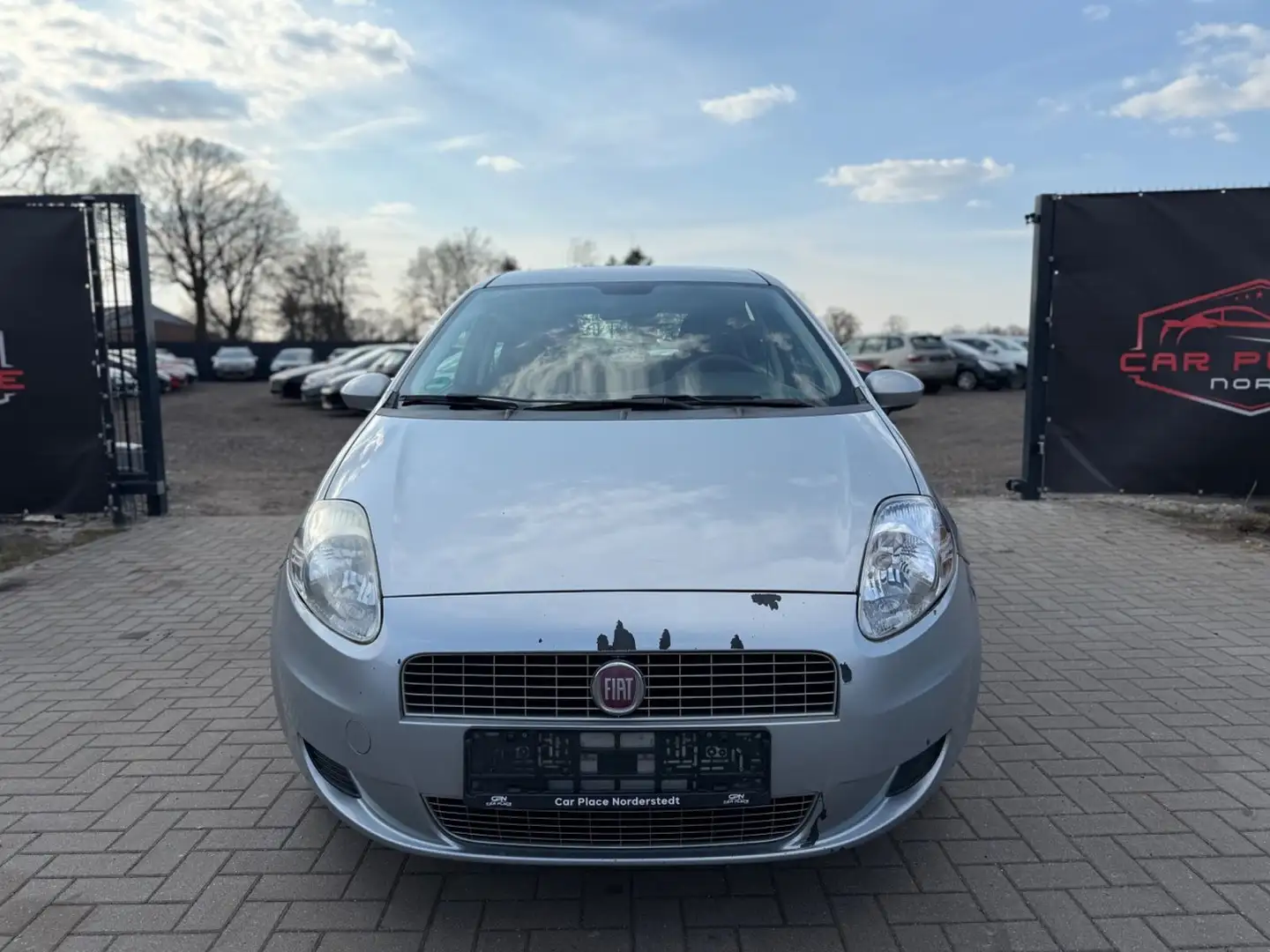 Fiat Grande Punto 1.4 8V Dynamic TÜV NEU/KLIMAANLAGE Grau - 2