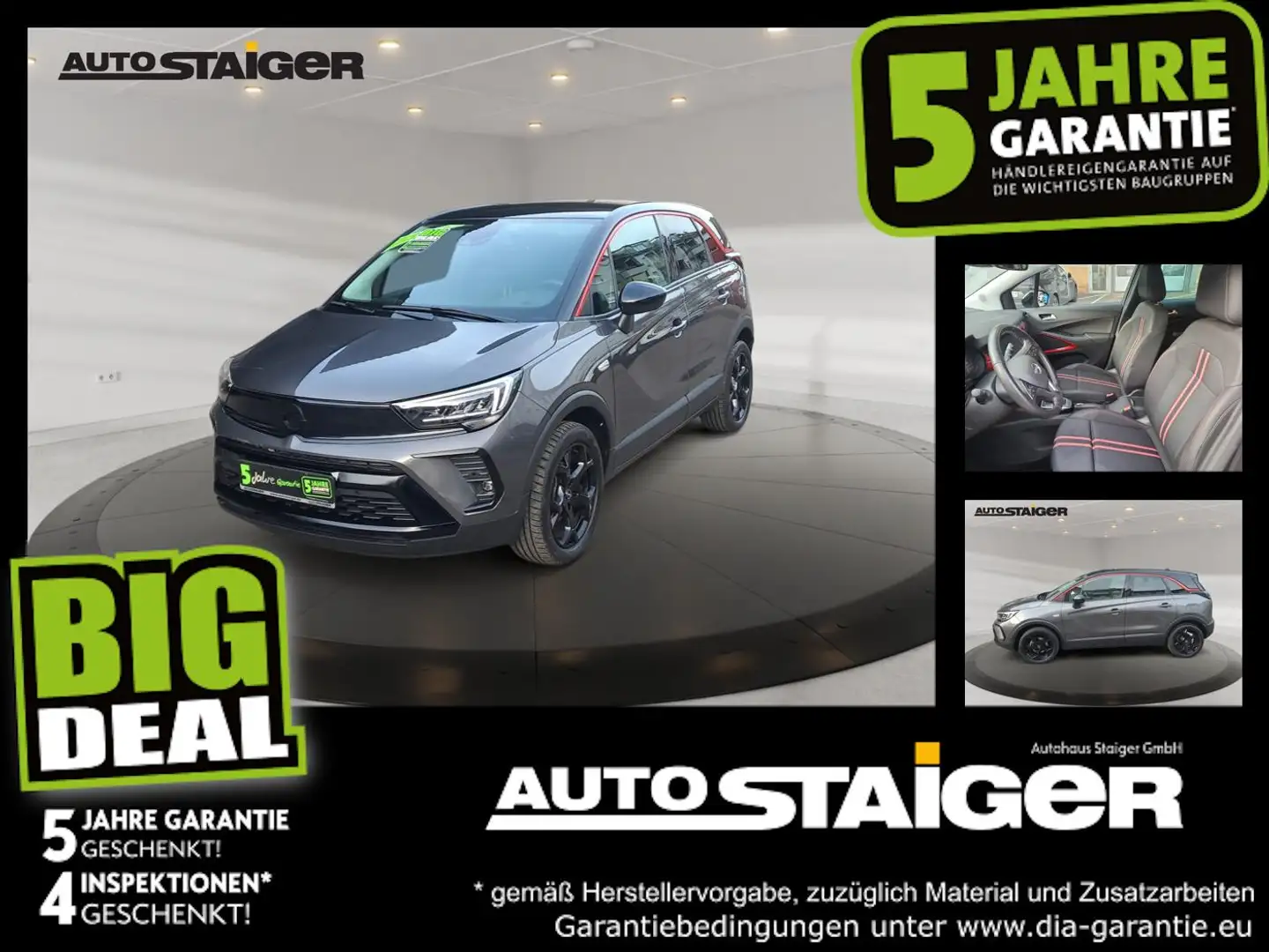 Opel Crossland GS Turbo Automatik*Winterpaket*CarPlay Grau - 1