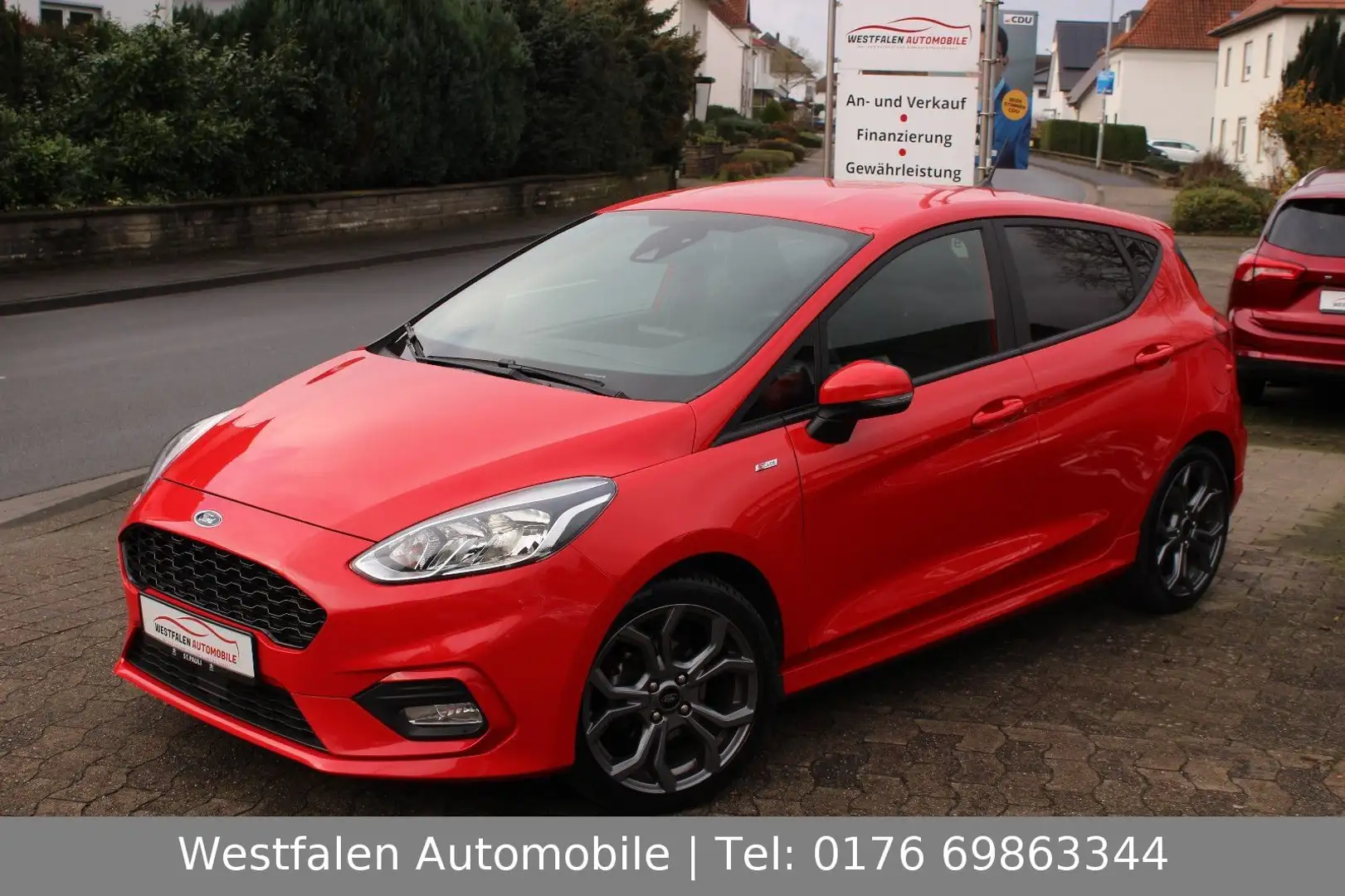 Ford Fiesta 1,0EcoBoost 125PS ST-Line|ApCarPL|SHZ|PDC Rot - 2