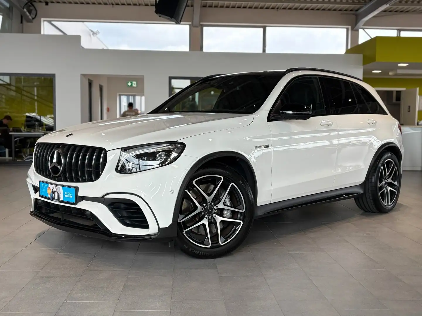 Mercedes-Benz GLC 63 AMG 4Matic 360°*ILS*AHK*Burmester*SBL* Blanc - 1