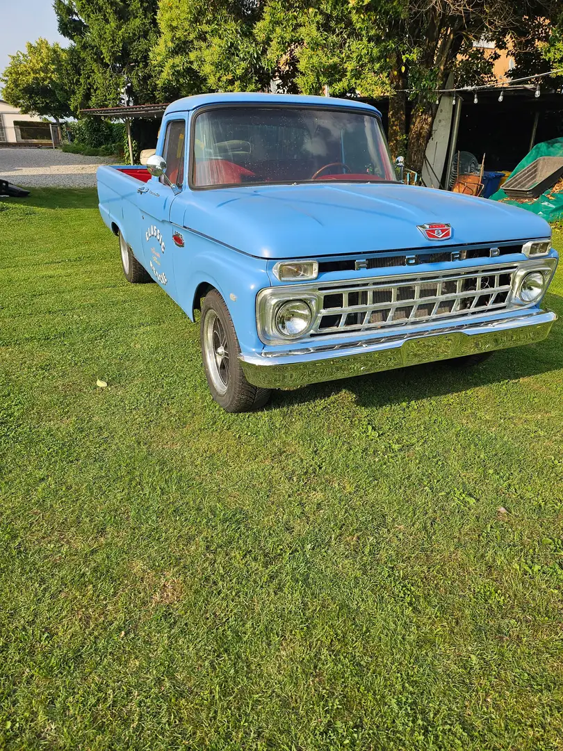 Ford F 100 Cab custom Azul - 1
