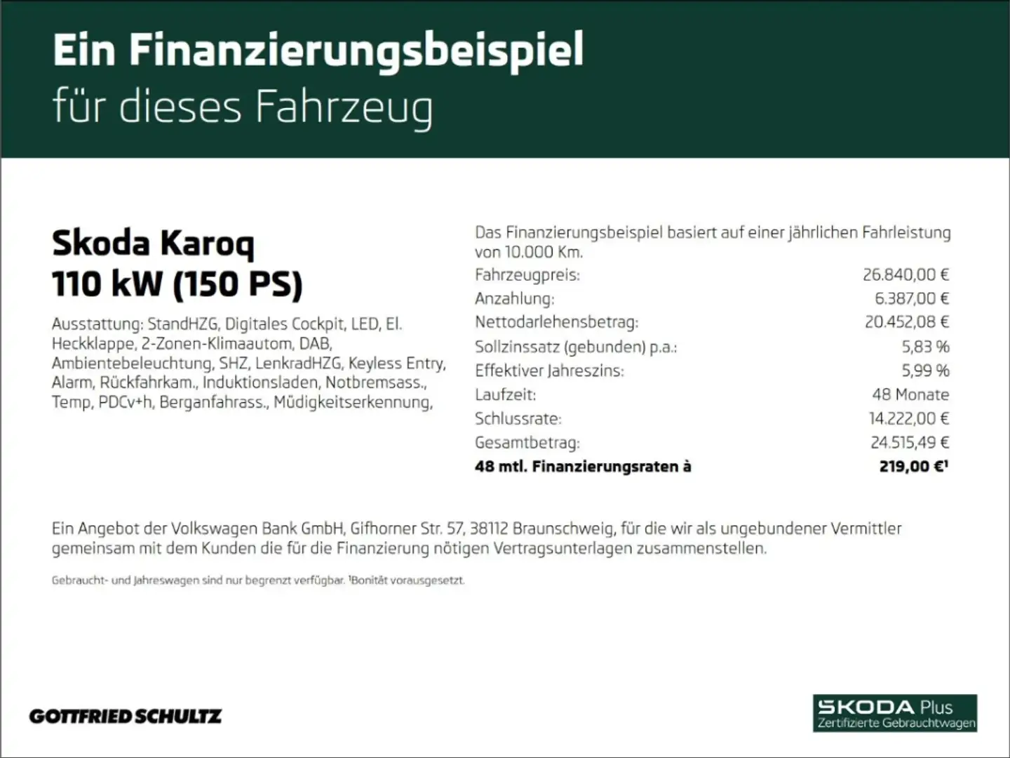 Skoda Karoq Tour TSI DSG Standheizung Ausstattungs-Paket: Park Blanc - 2