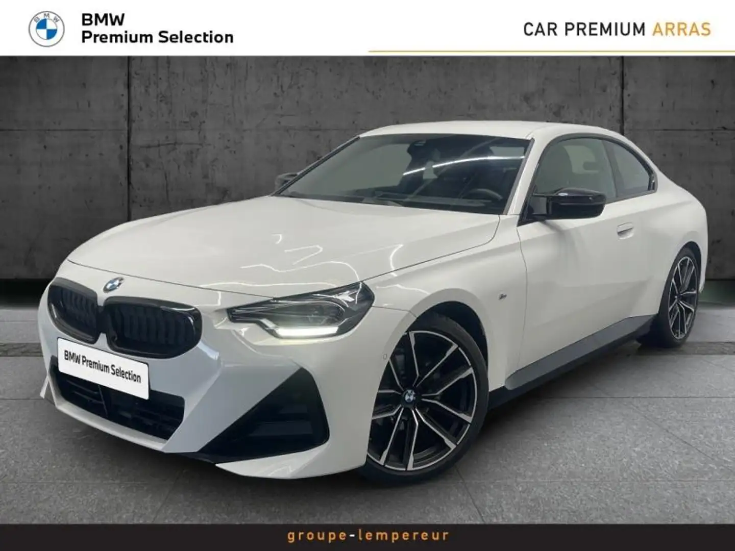 BMW 218 218iA 156ch M Sport Blanc - 1