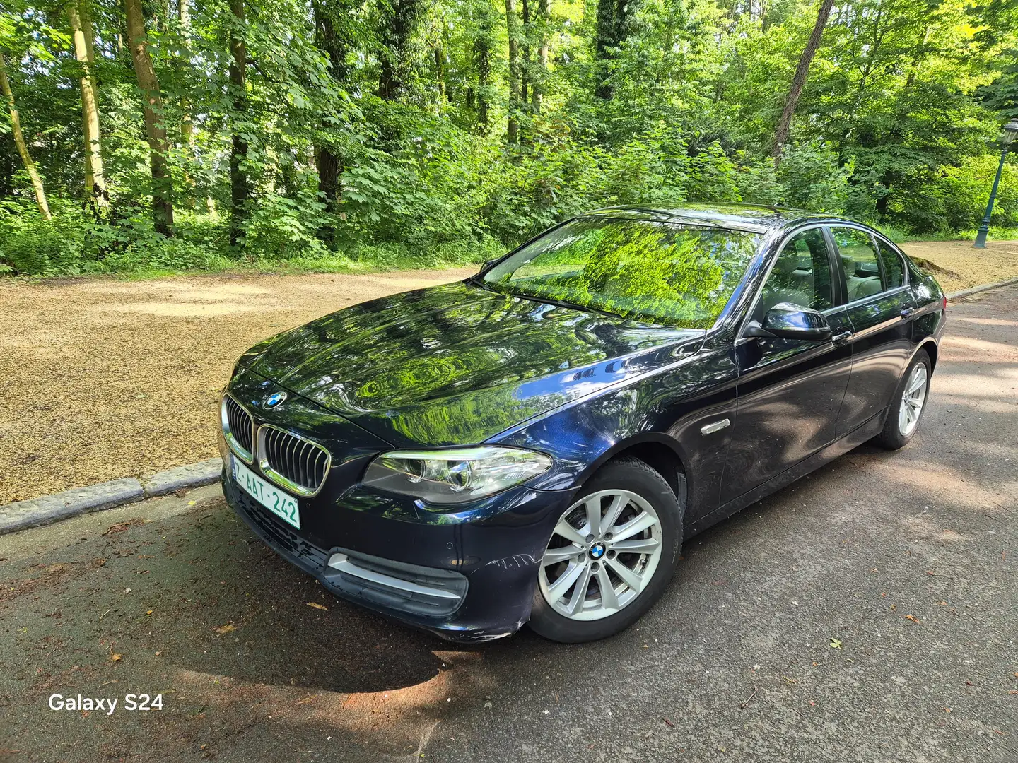 BMW 518 dA   135000 KM .FULL OPTION .EURO 6b. GARA 12 MOIS Bleu - 1
