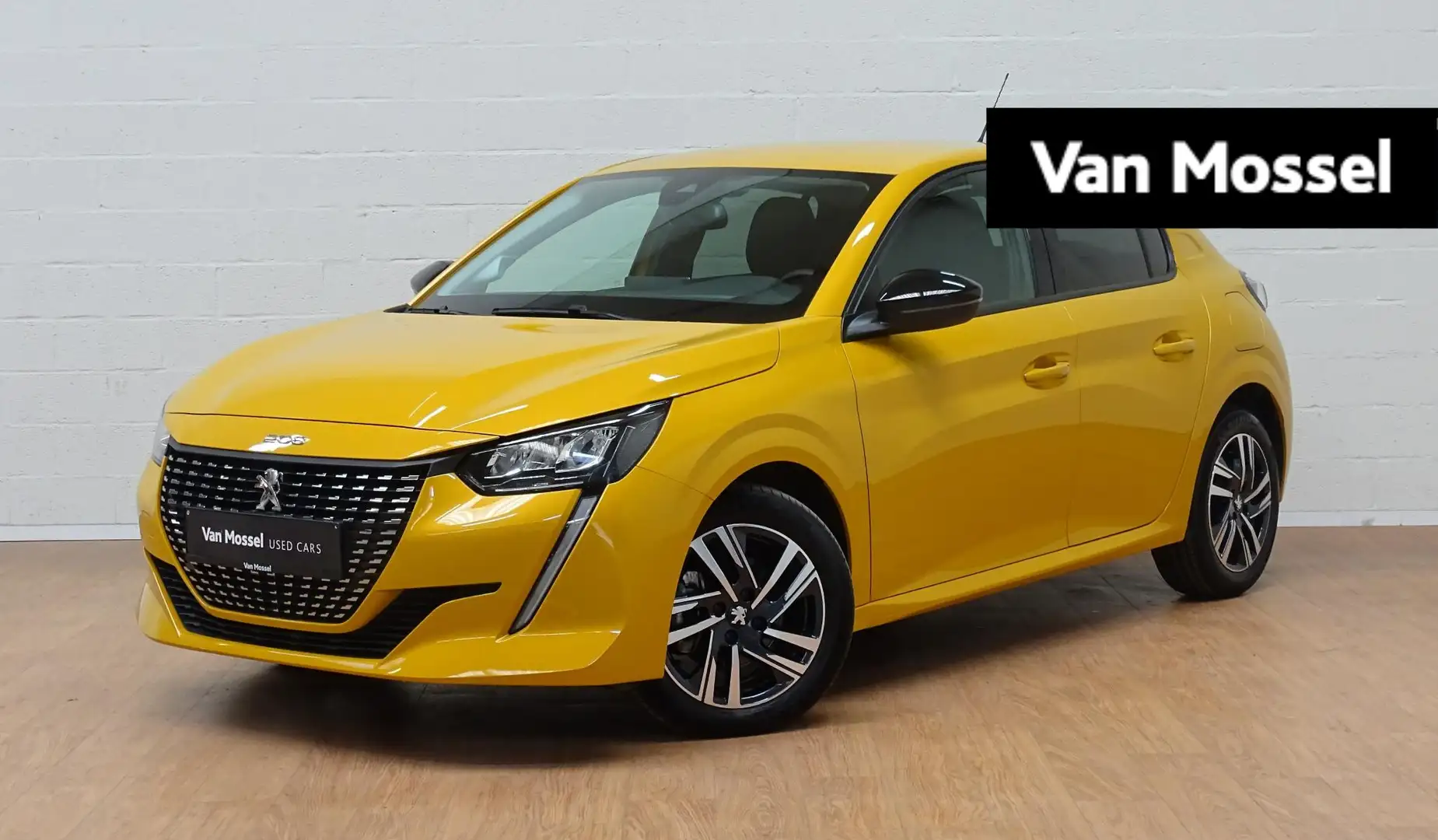 Peugeot 208 1.2T Allure automaat+gps+camera+parkeerhulp achter Giallo - 1